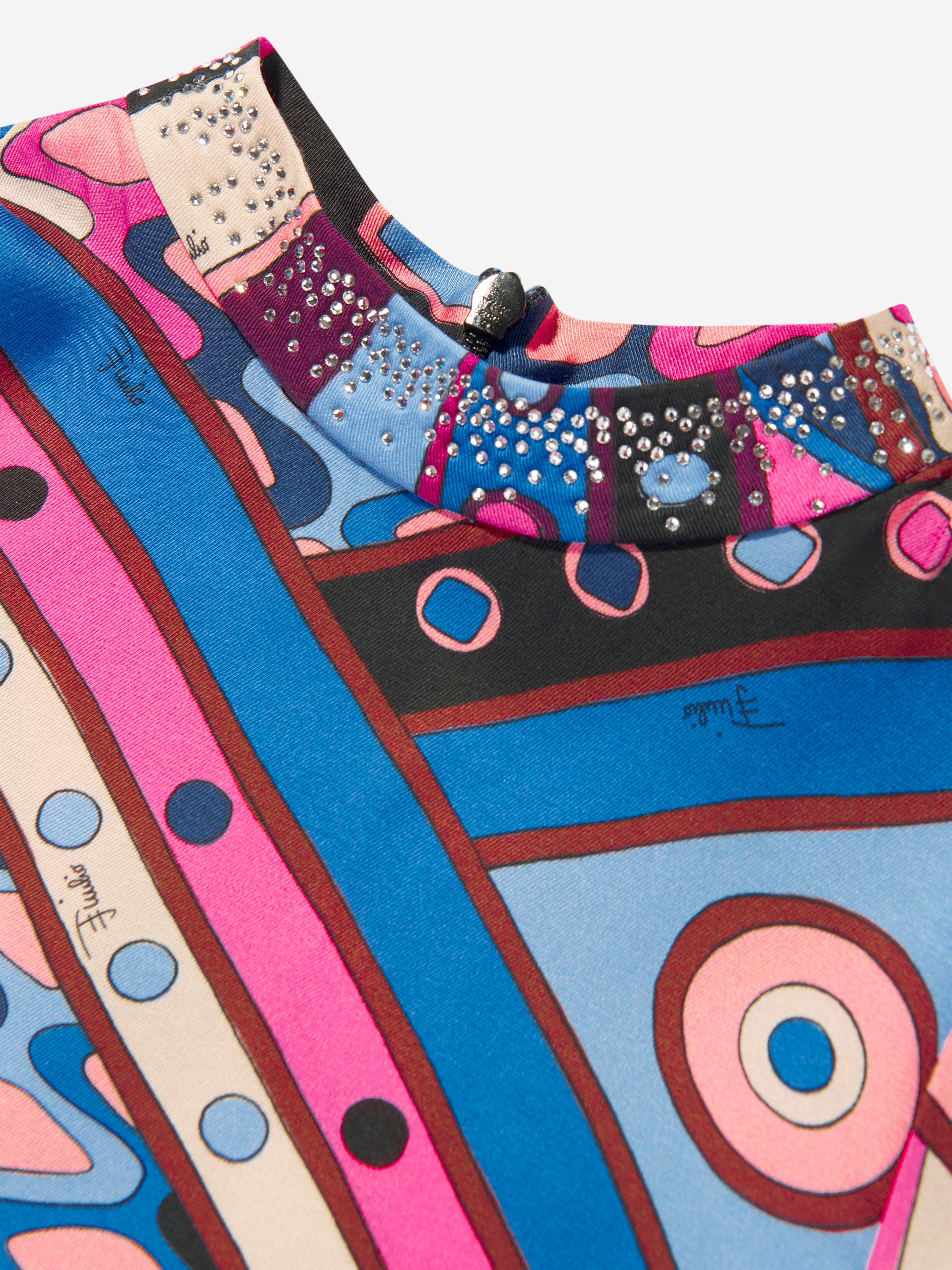Pucci Girls Vivara Print Dress in Multicolour