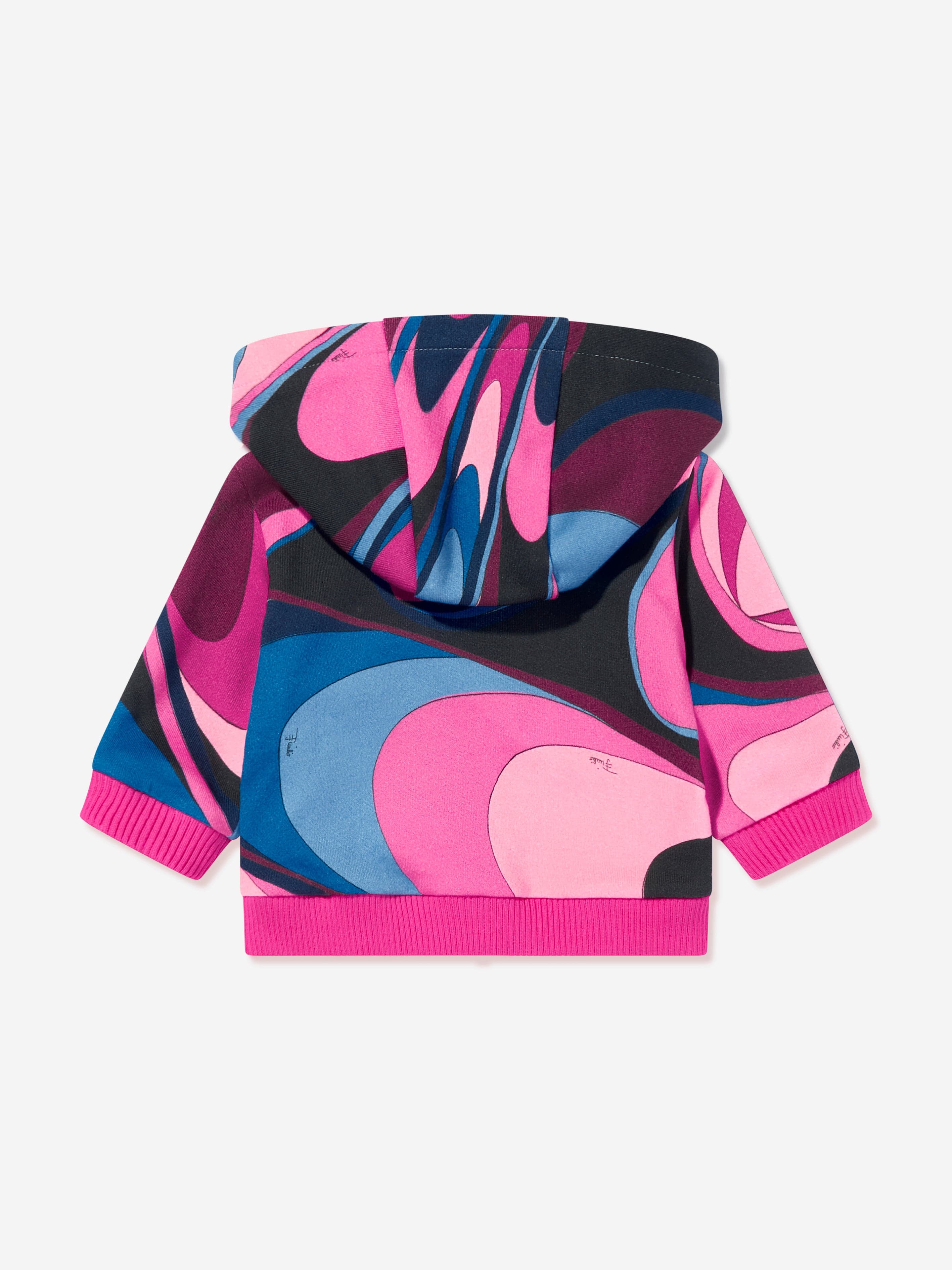 Pucci Baby Girls Onde Zip Up Top in Multicolour