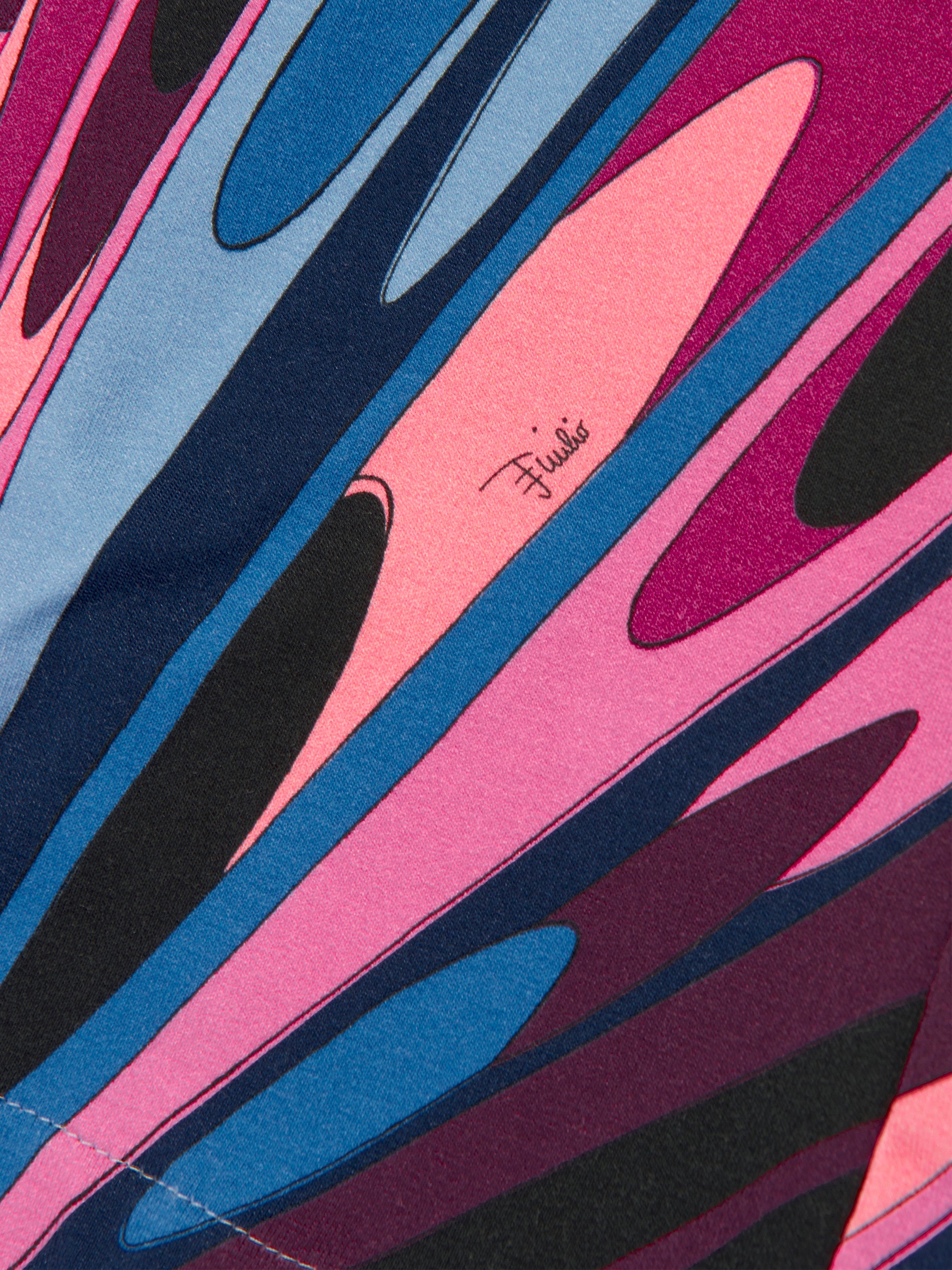 Pucci Girls Onde Flared Leggings in Multicolour
