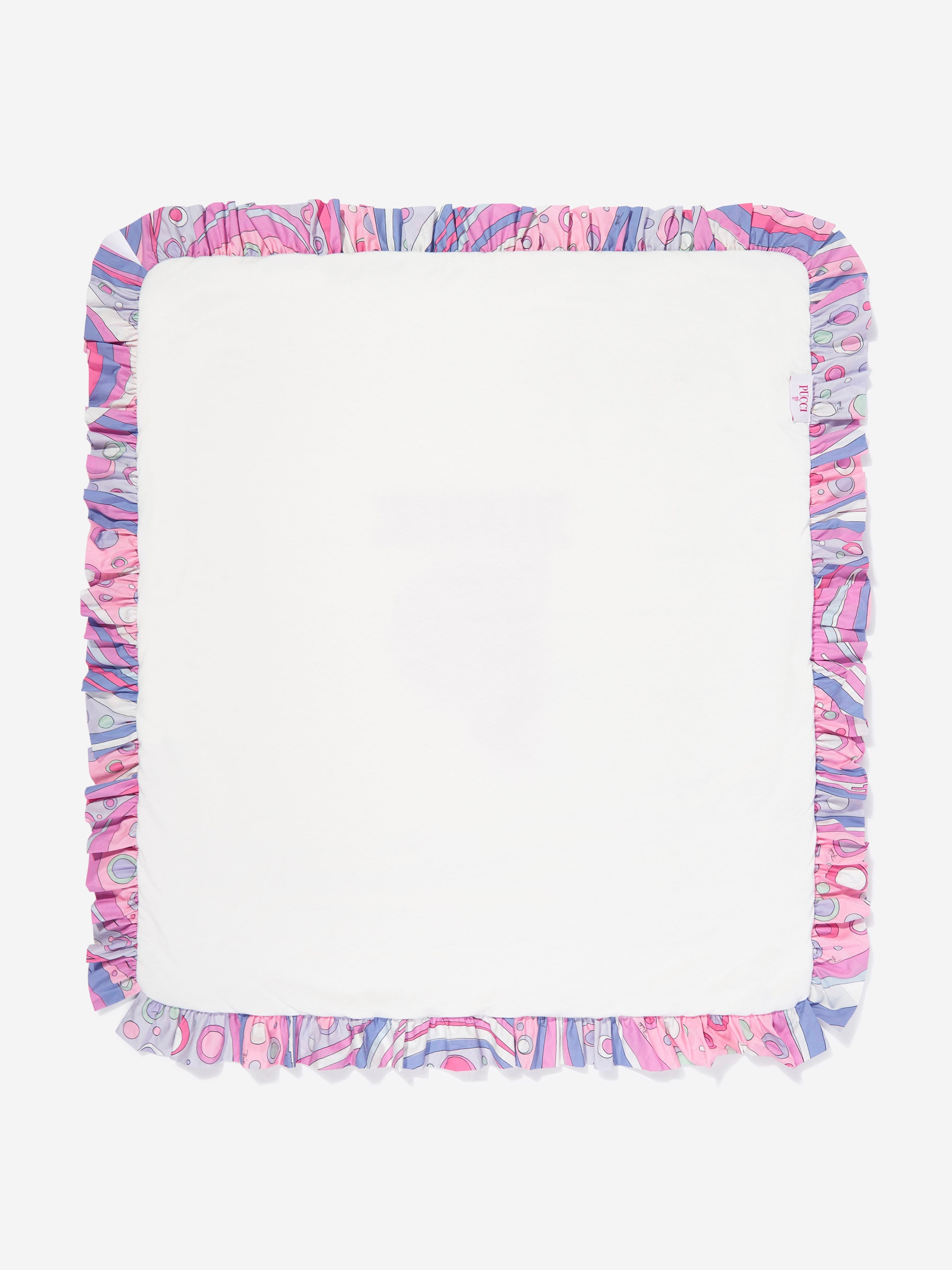 Baby Girls Logo Blanket in Ivory (88cm)