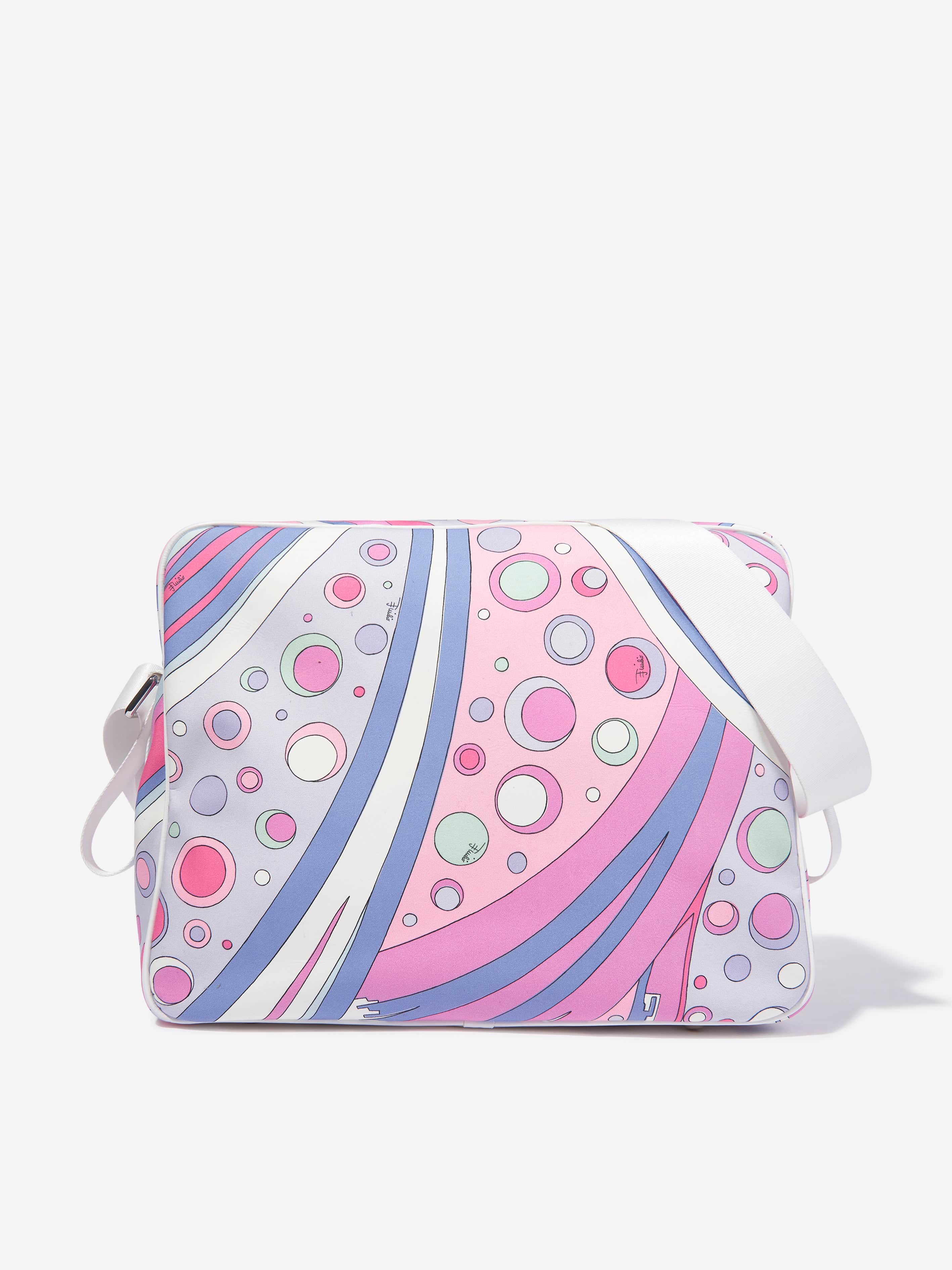 Baby Fontane Print Changing Bag in Pink (38cm)