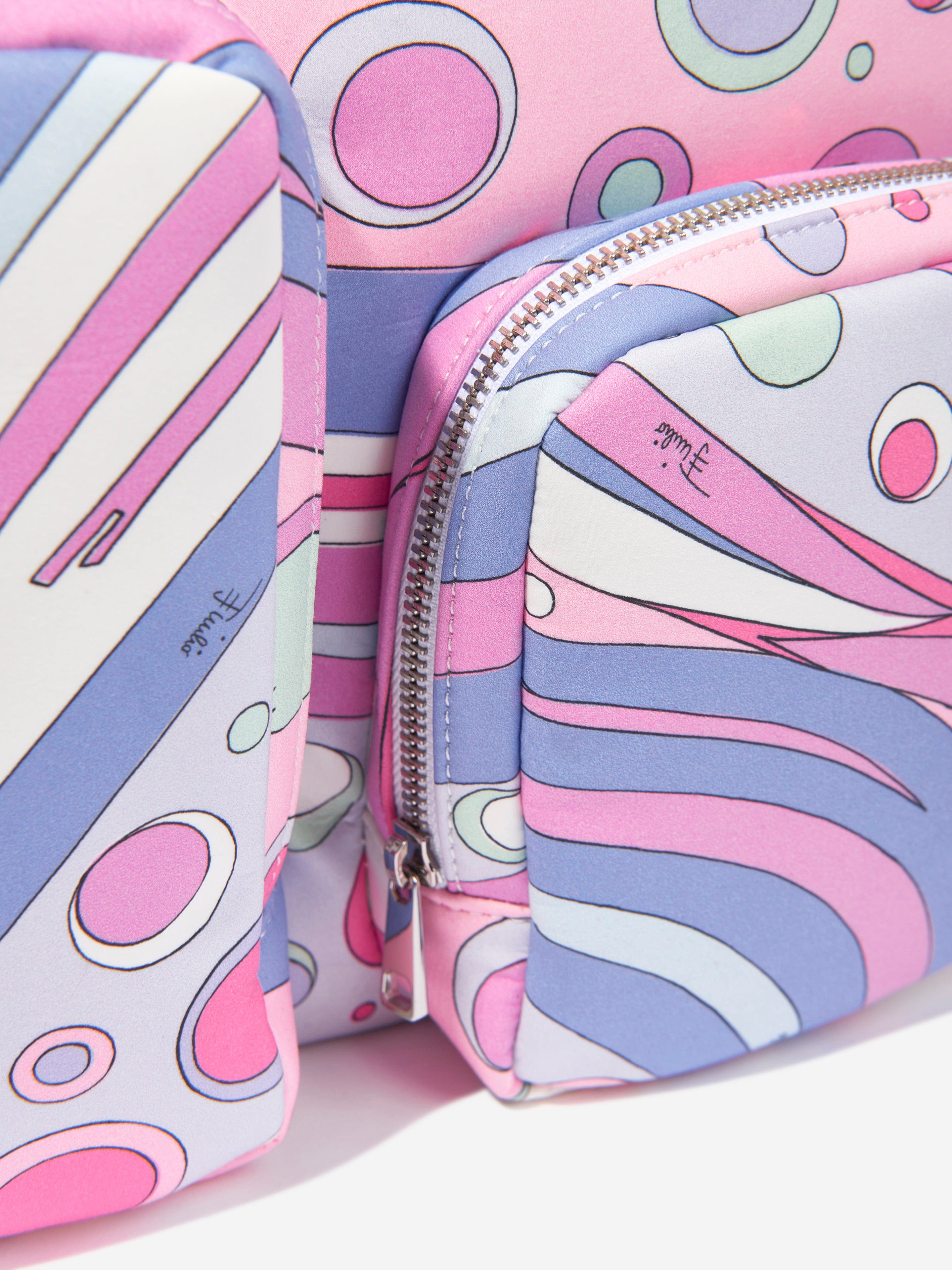 Baby Fontane Print Changing Bag in Pink (38cm)