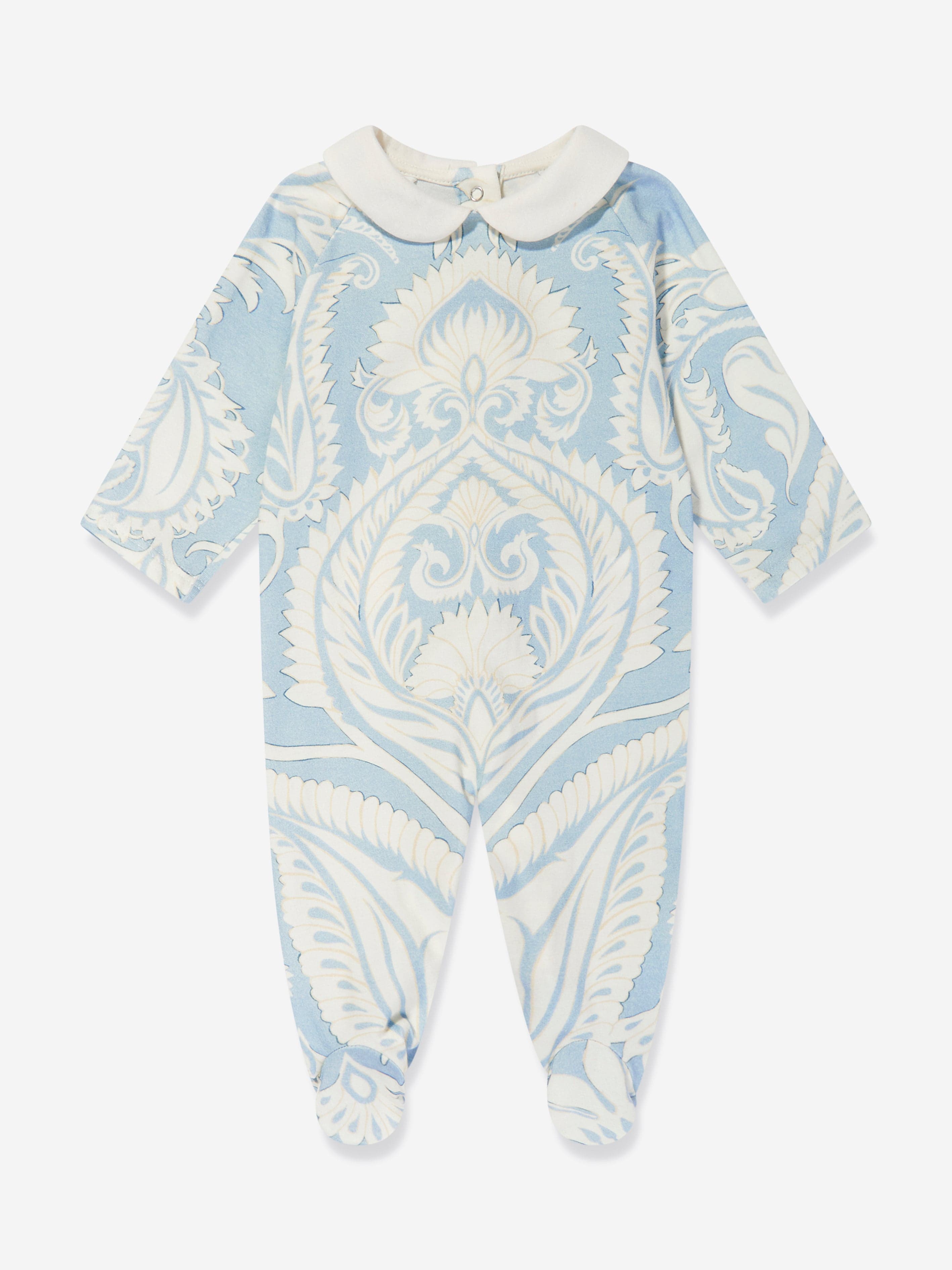 Etro Baby Boys 3 Piece Babygrow Gift Set in Blue