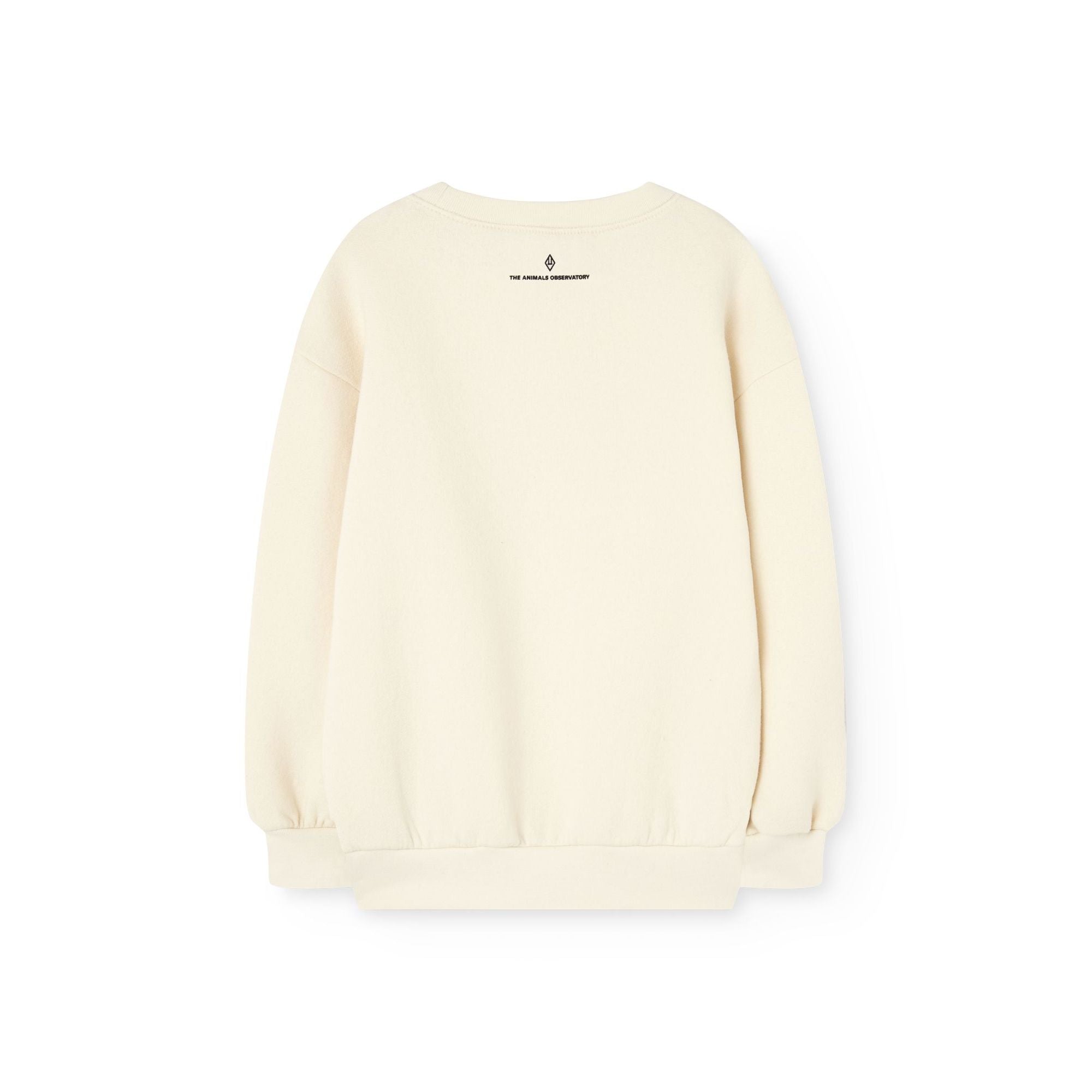 Sweat-shirt en coton imprimé canard blanc pour garçons et filles