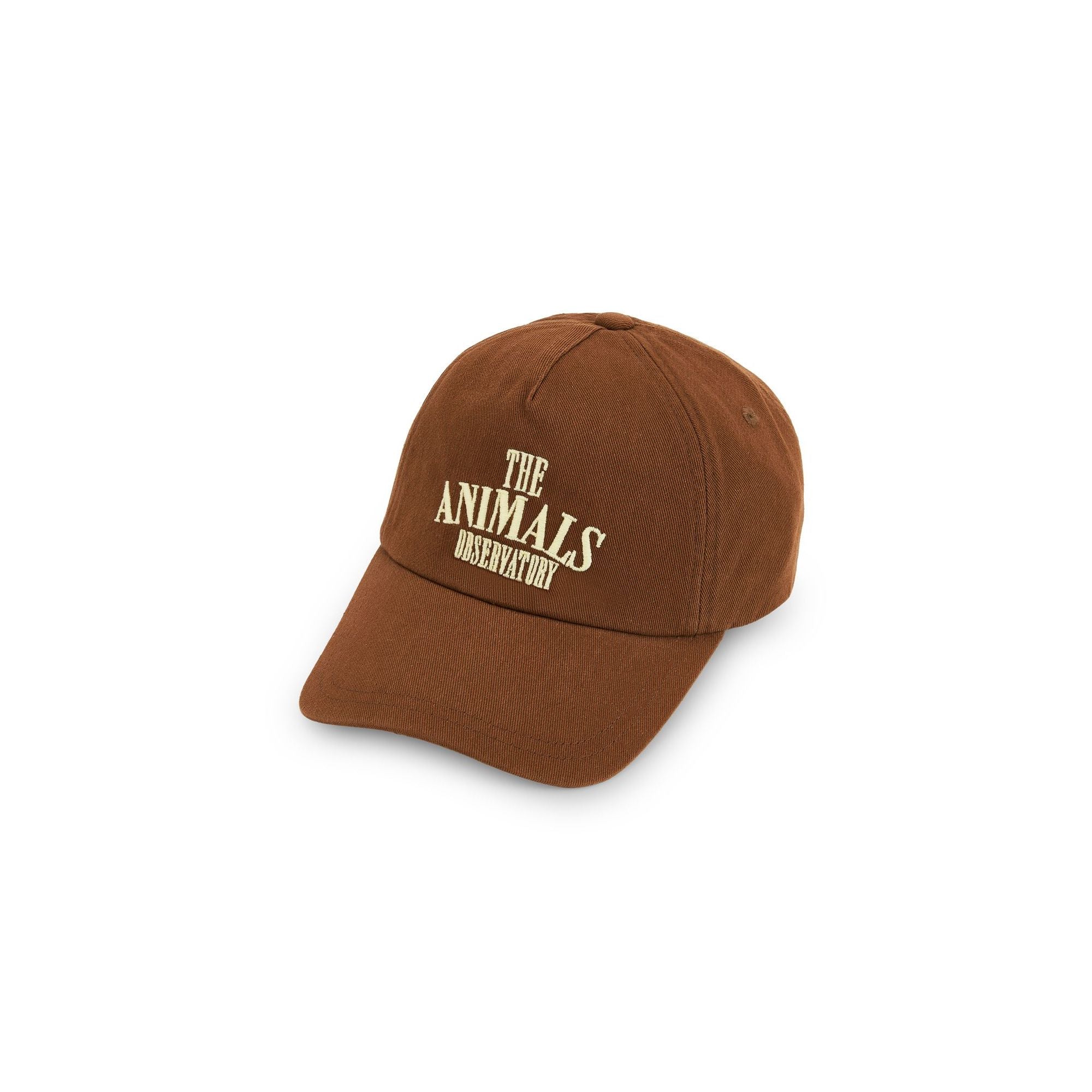 Casquette marron à logo pour garçons et filles