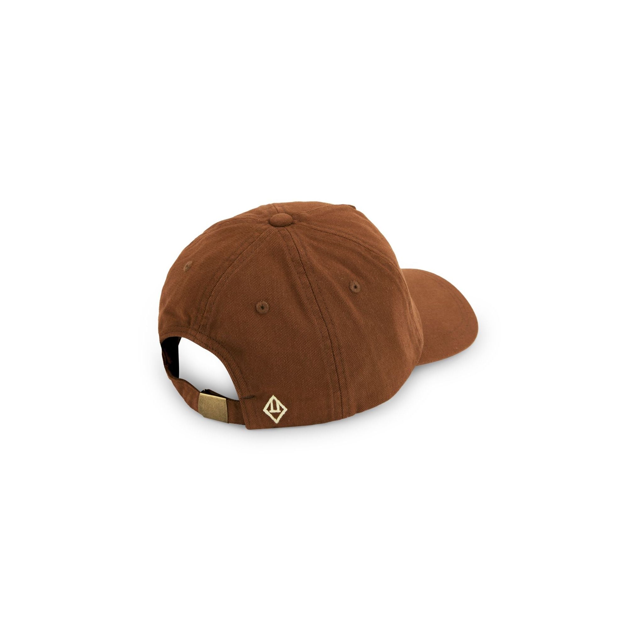 Casquette marron à logo pour garçons et filles