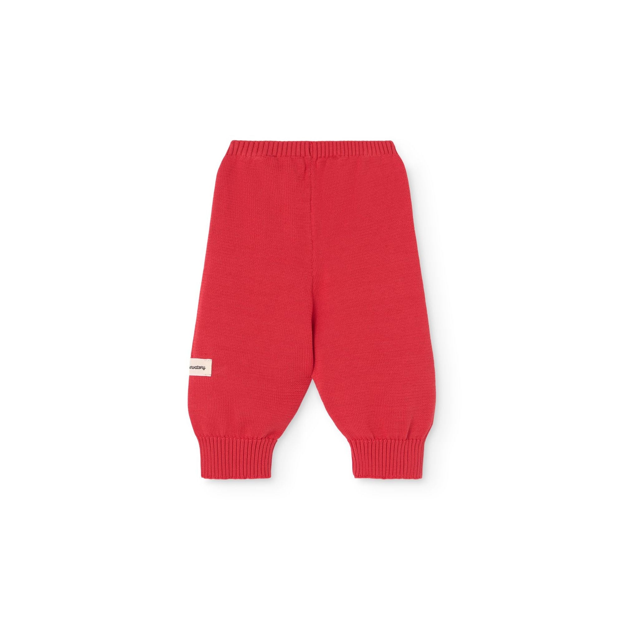 Pantalon rouge en coton pour bébés garçons et filles