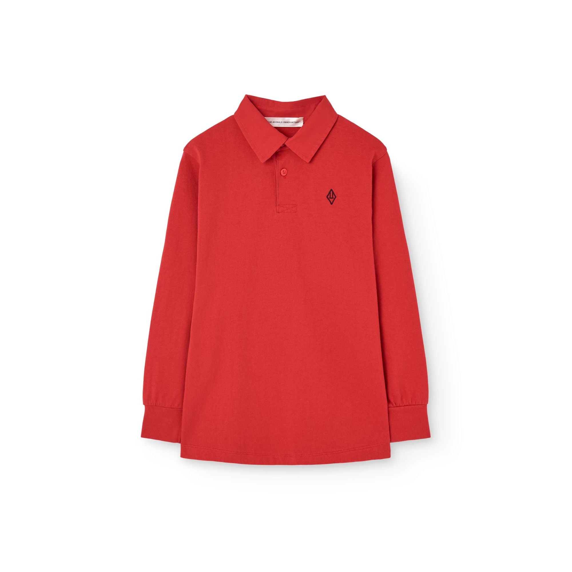 Polo en coton rouge pour garçons et filles