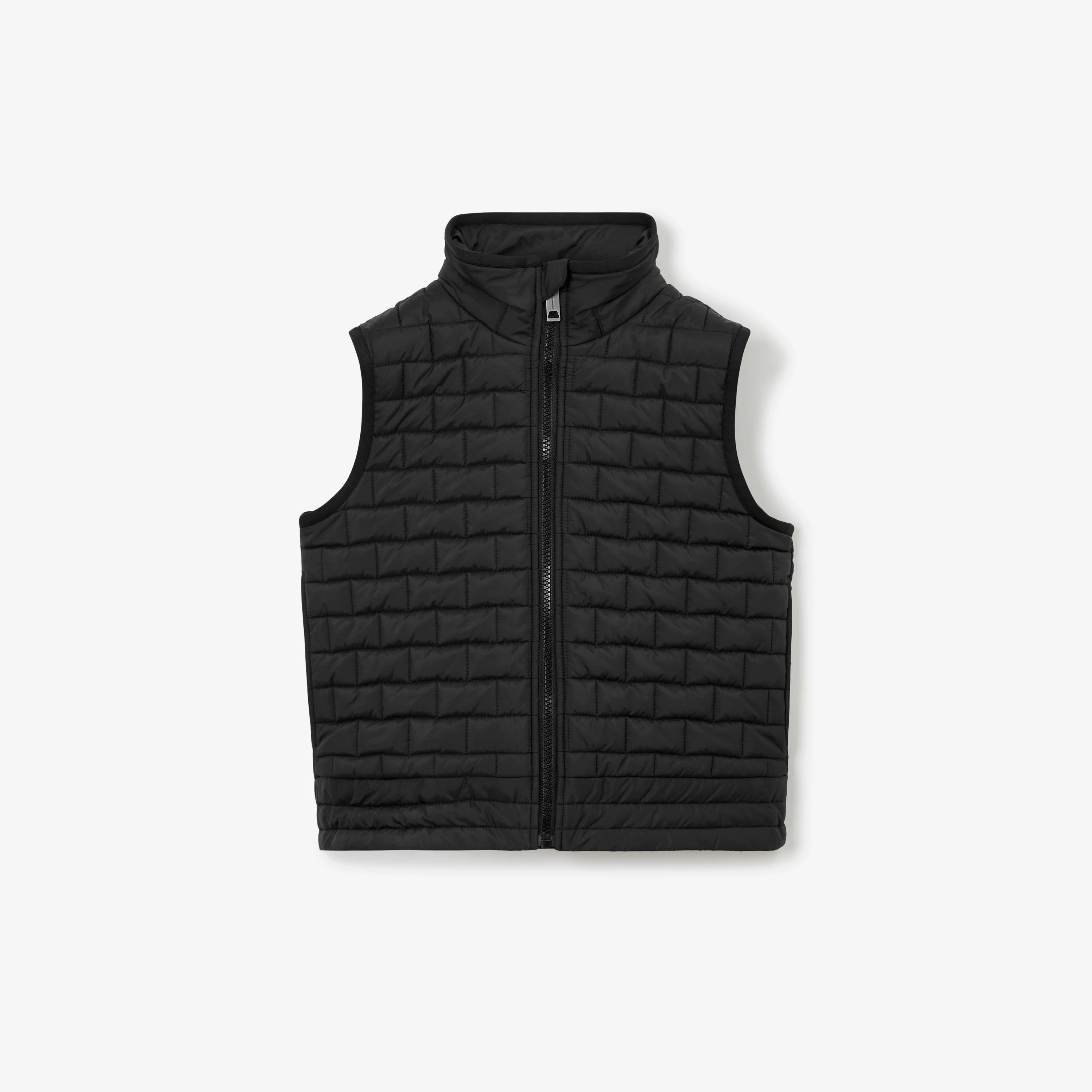Boys Black Padded Gilet