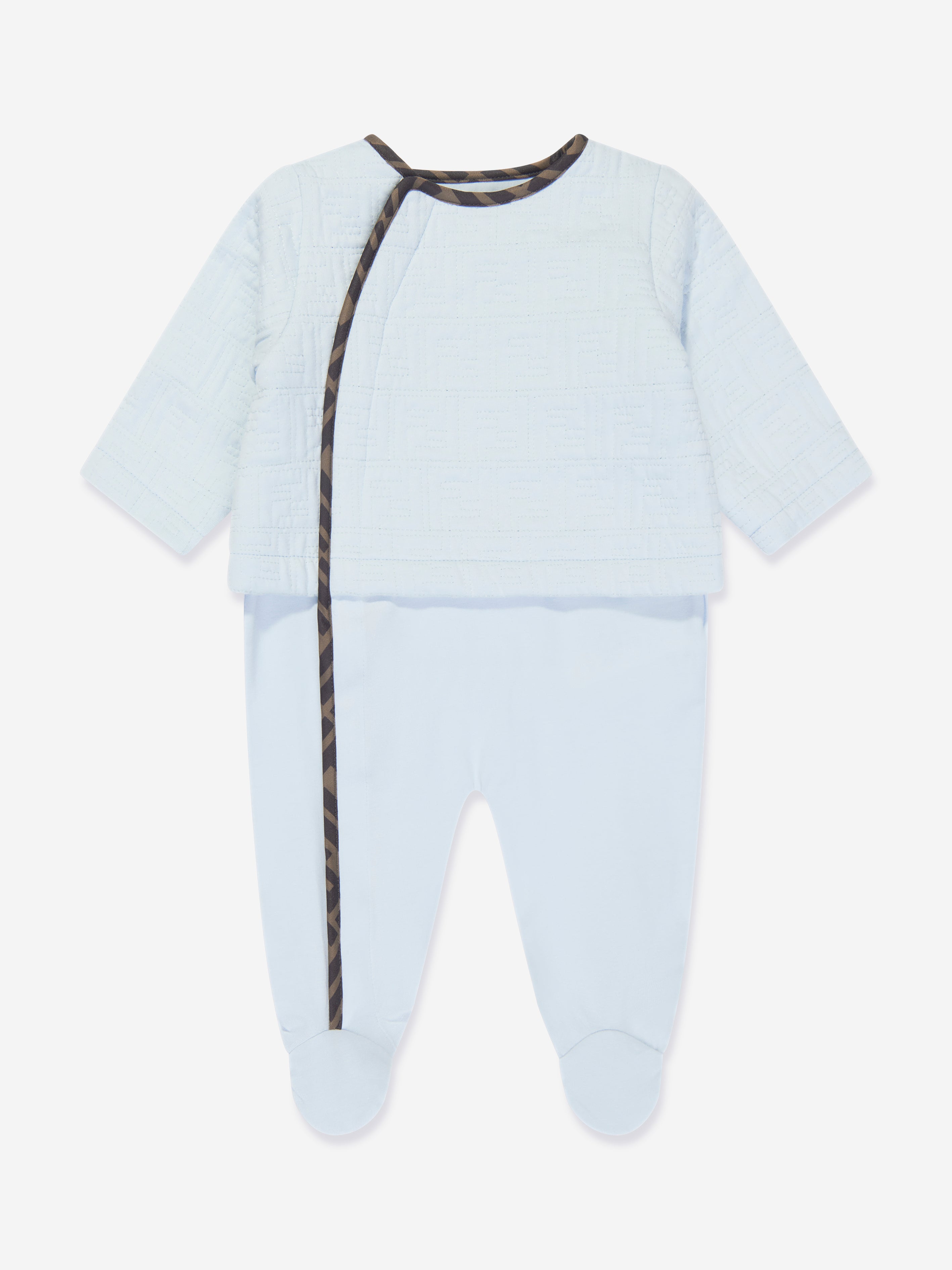 Baby Girls Cotton Babygrow Gift Set (3 Piece) in Blue