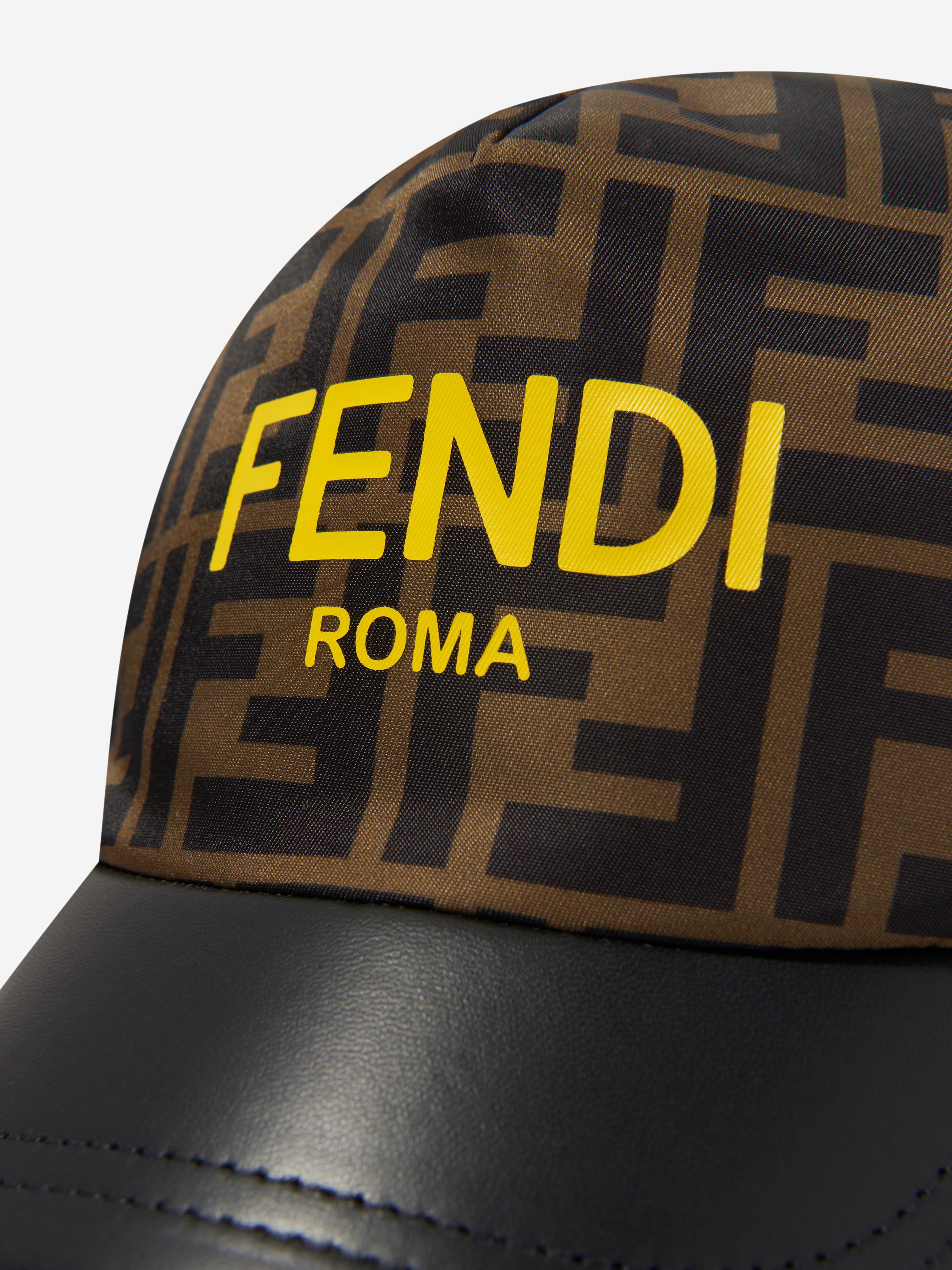 Kids FF Logo Cap in Brown