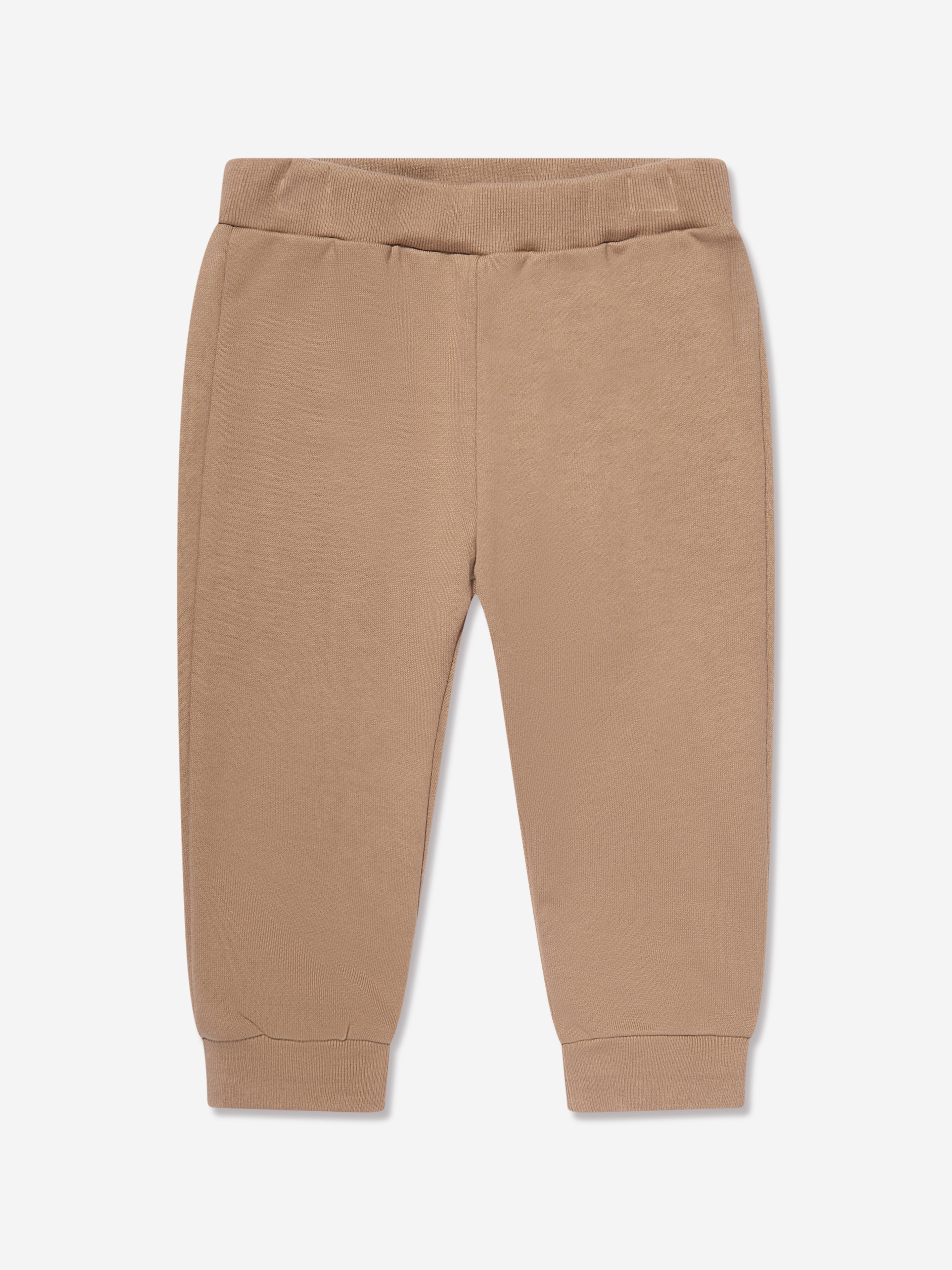 Baby Logo Patch Joggers in Beige