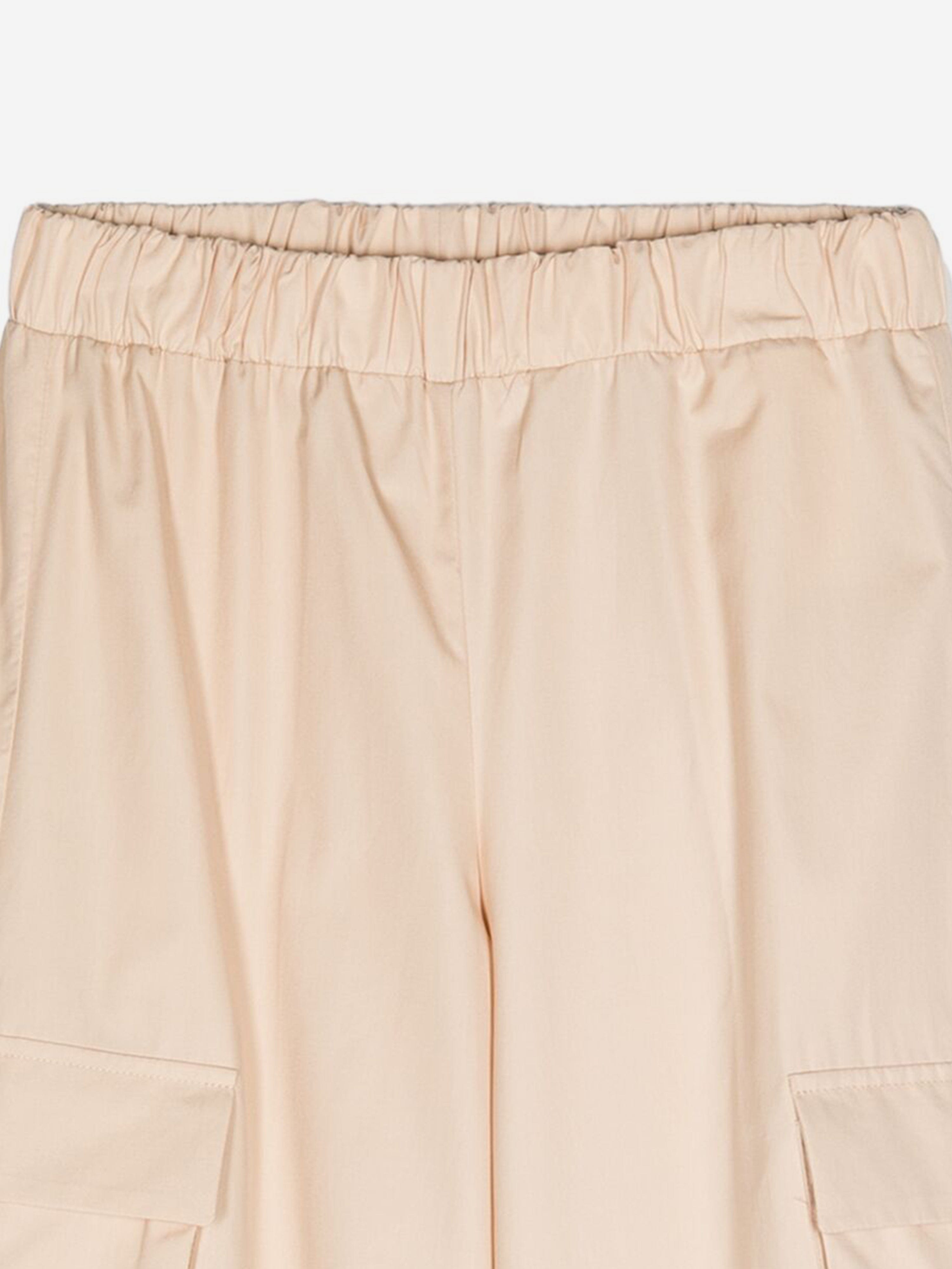 Fendi Kids Logo Cargo Trousers in Beige