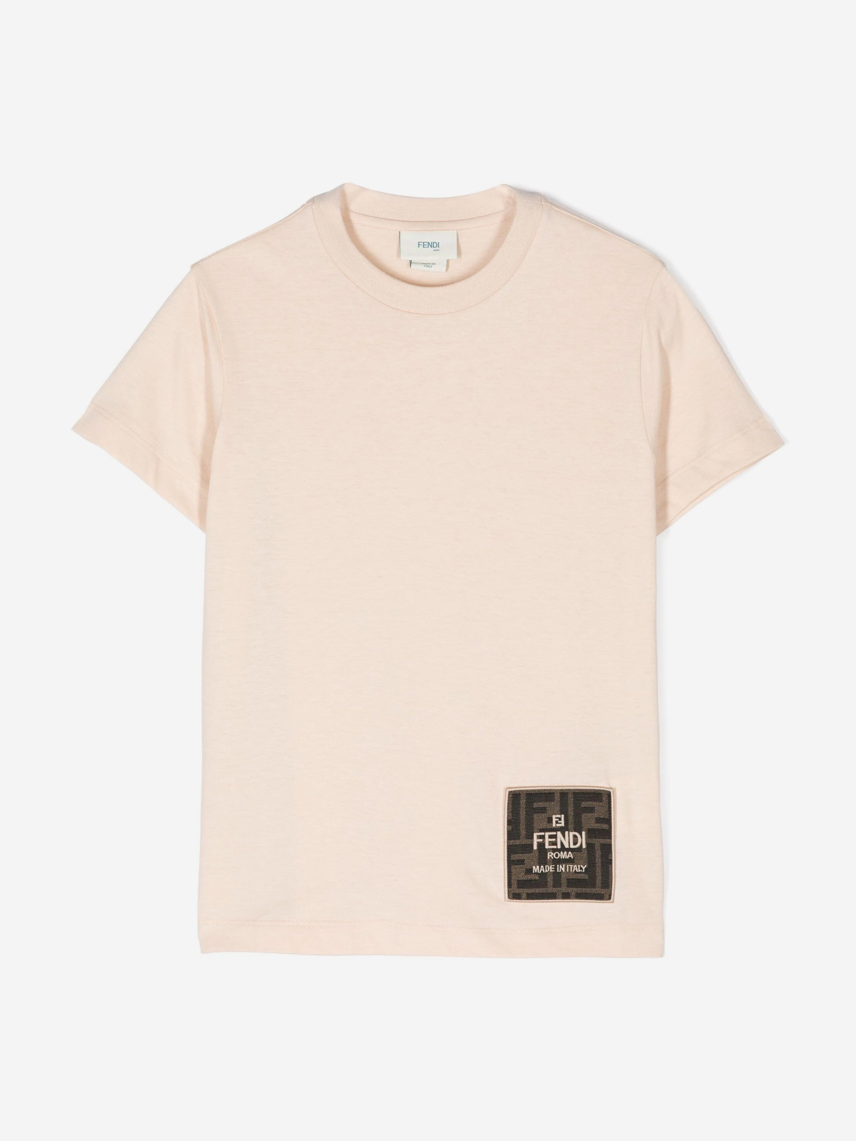 Kids Logo T-Shirt in Beige