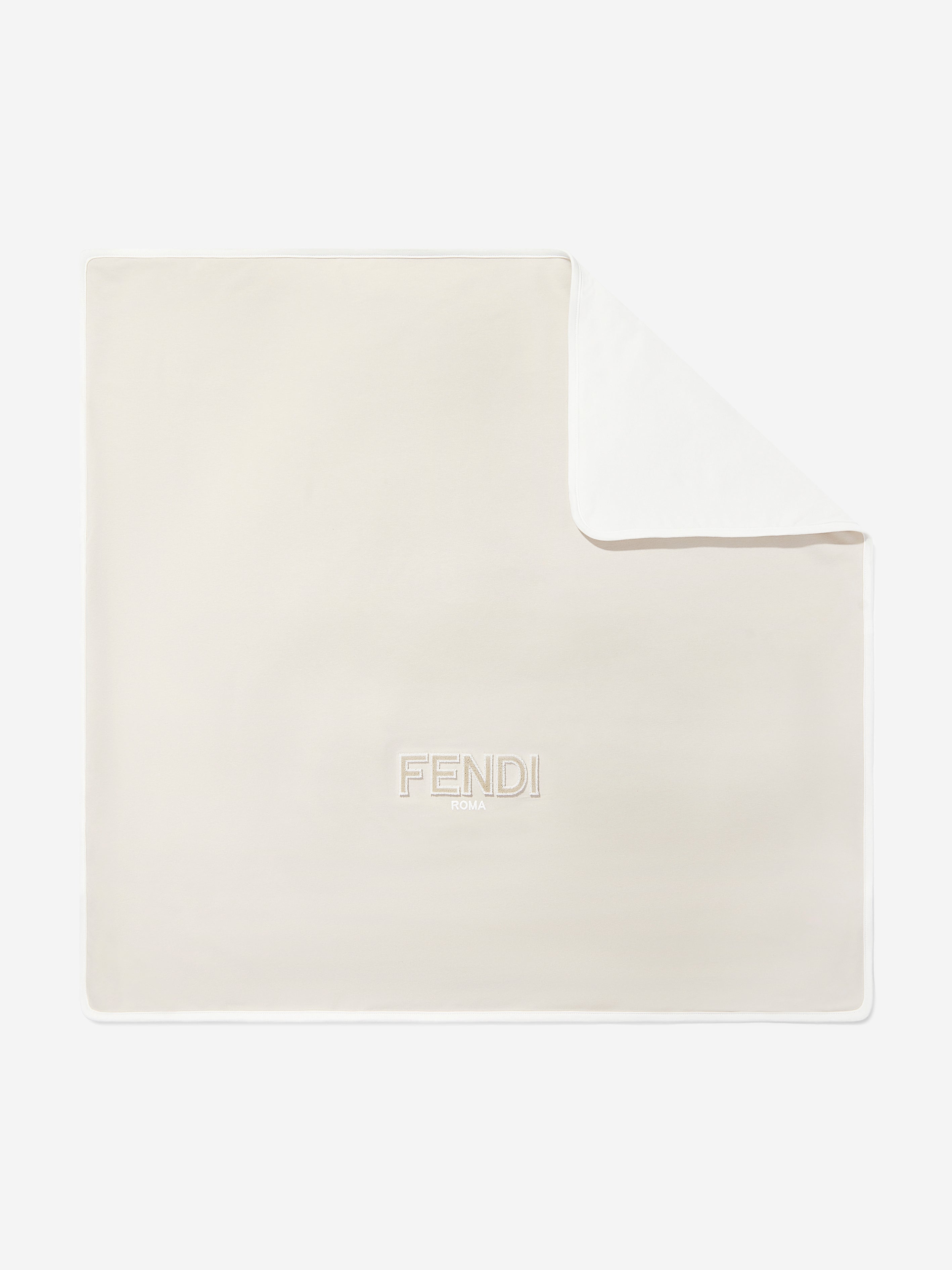 Baby Logo Blanket in Beige (80cm)