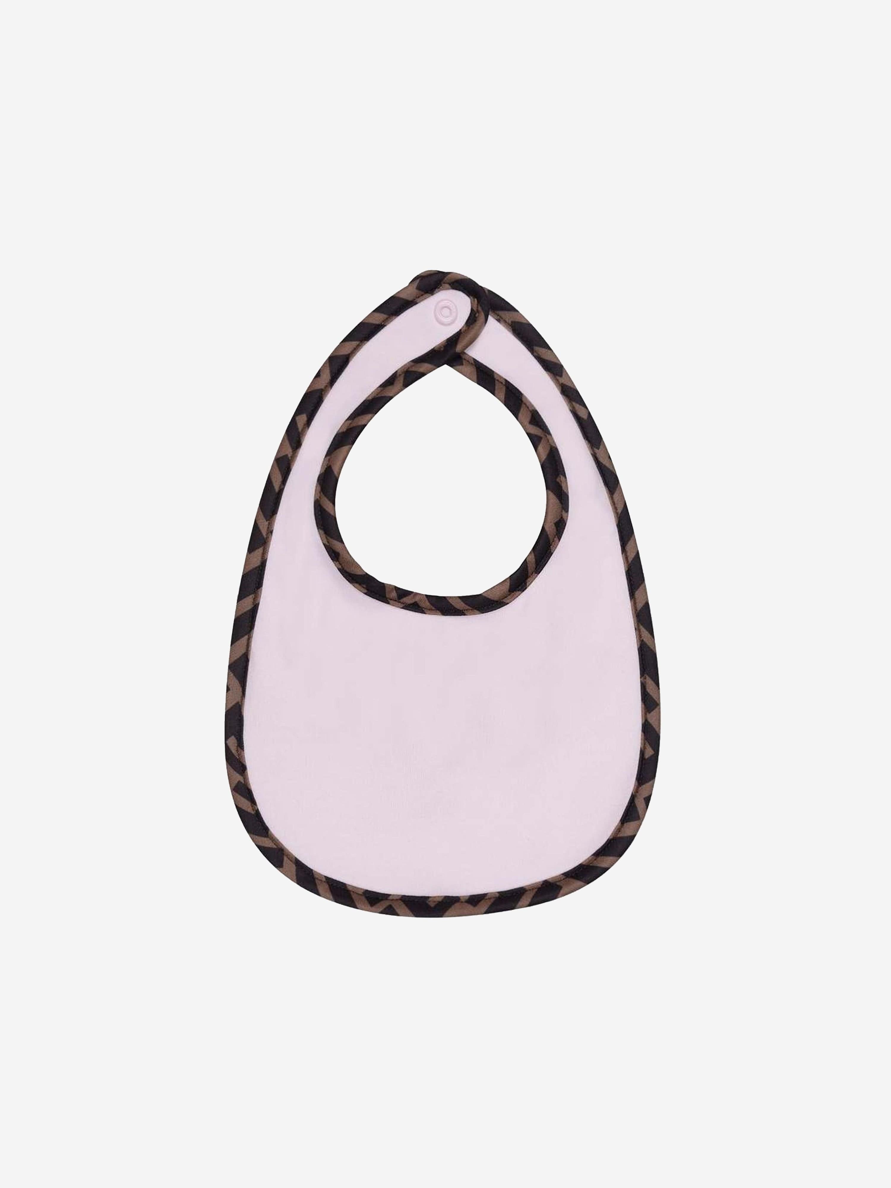 Fendi Baby Girls Cotton Babygrow Gift Set (3 Piece) in Pink