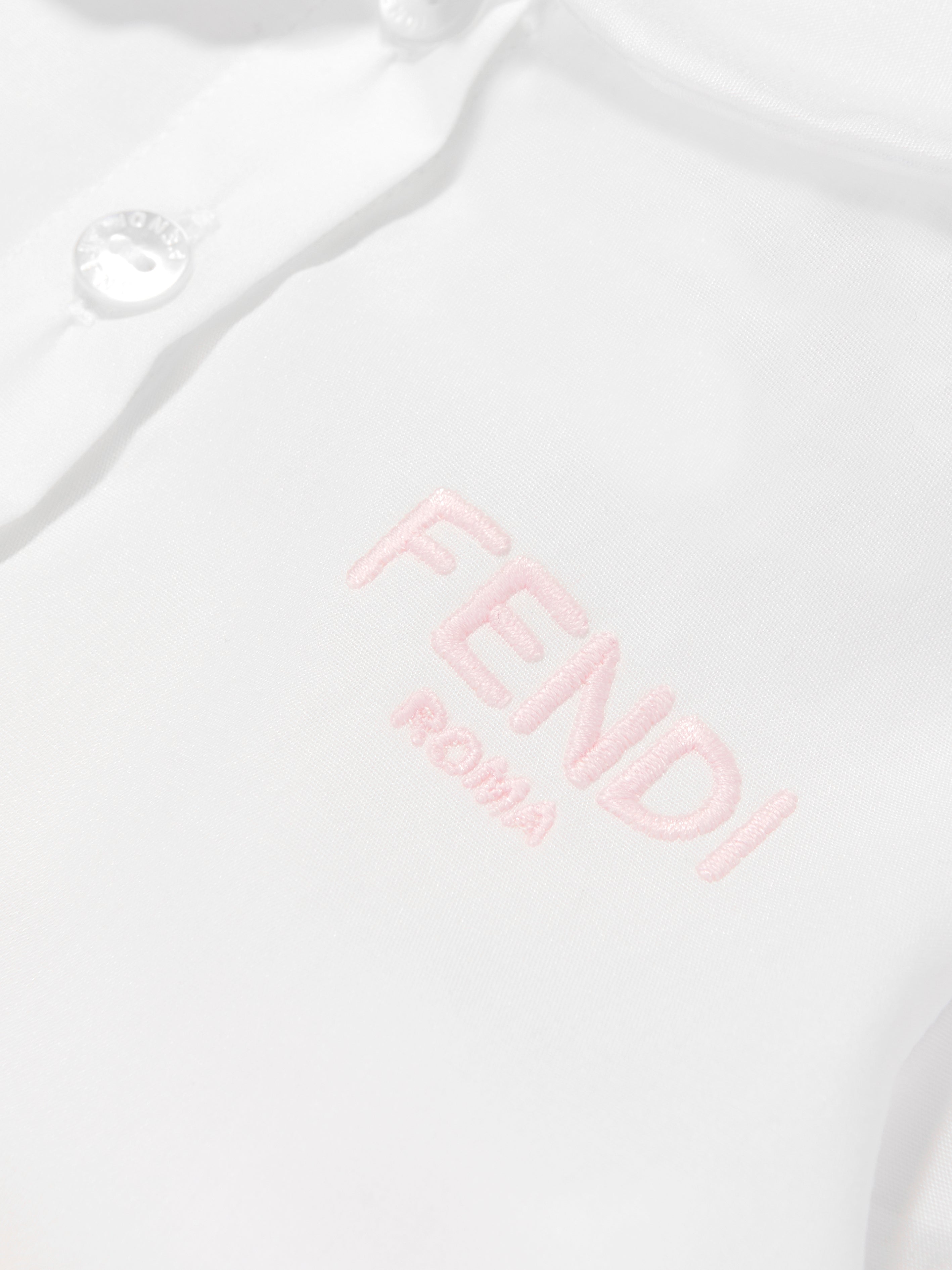 Baby Girls FF Logo Dress in Pink