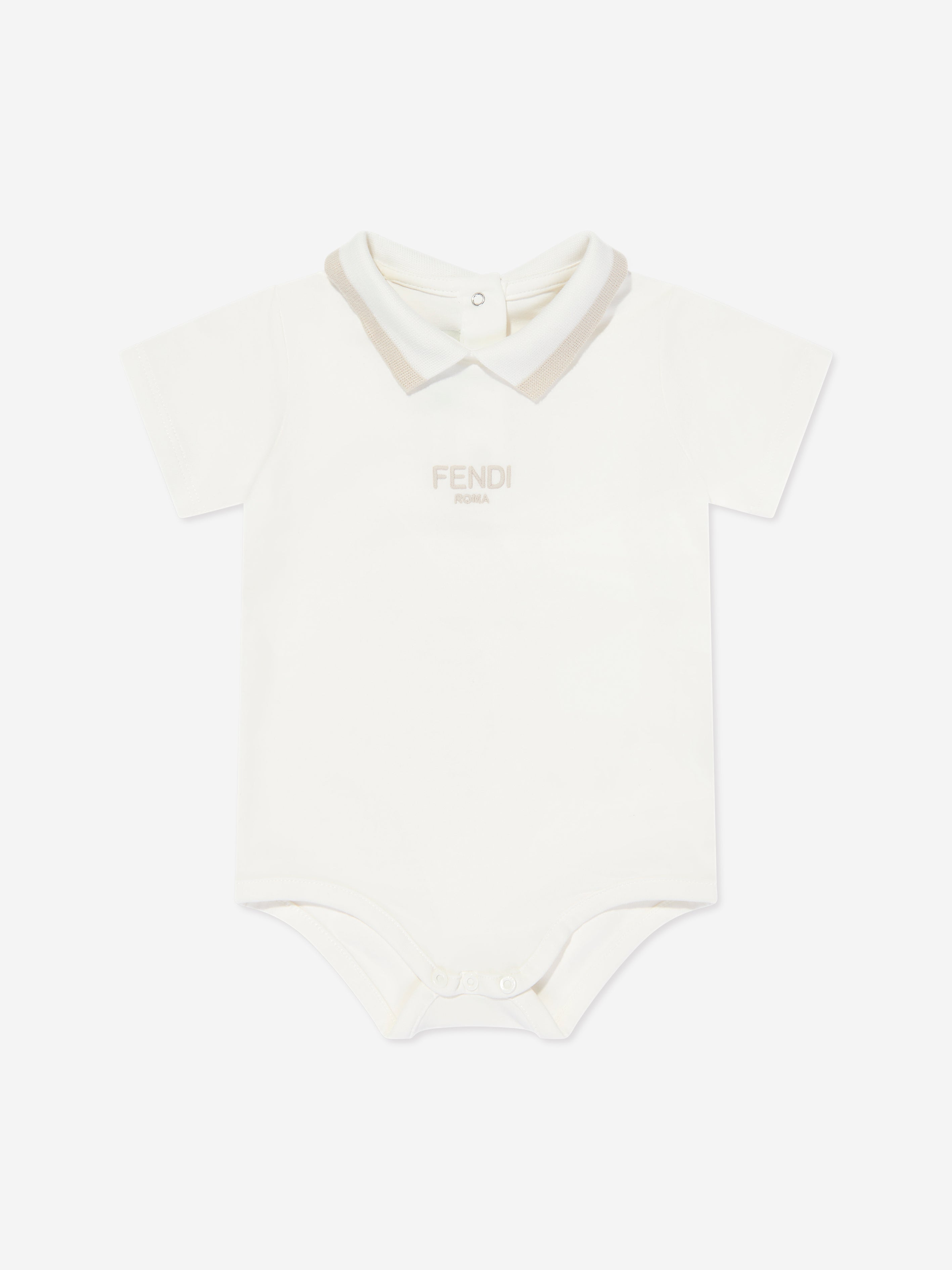 Baby Dungarees Set in Beige