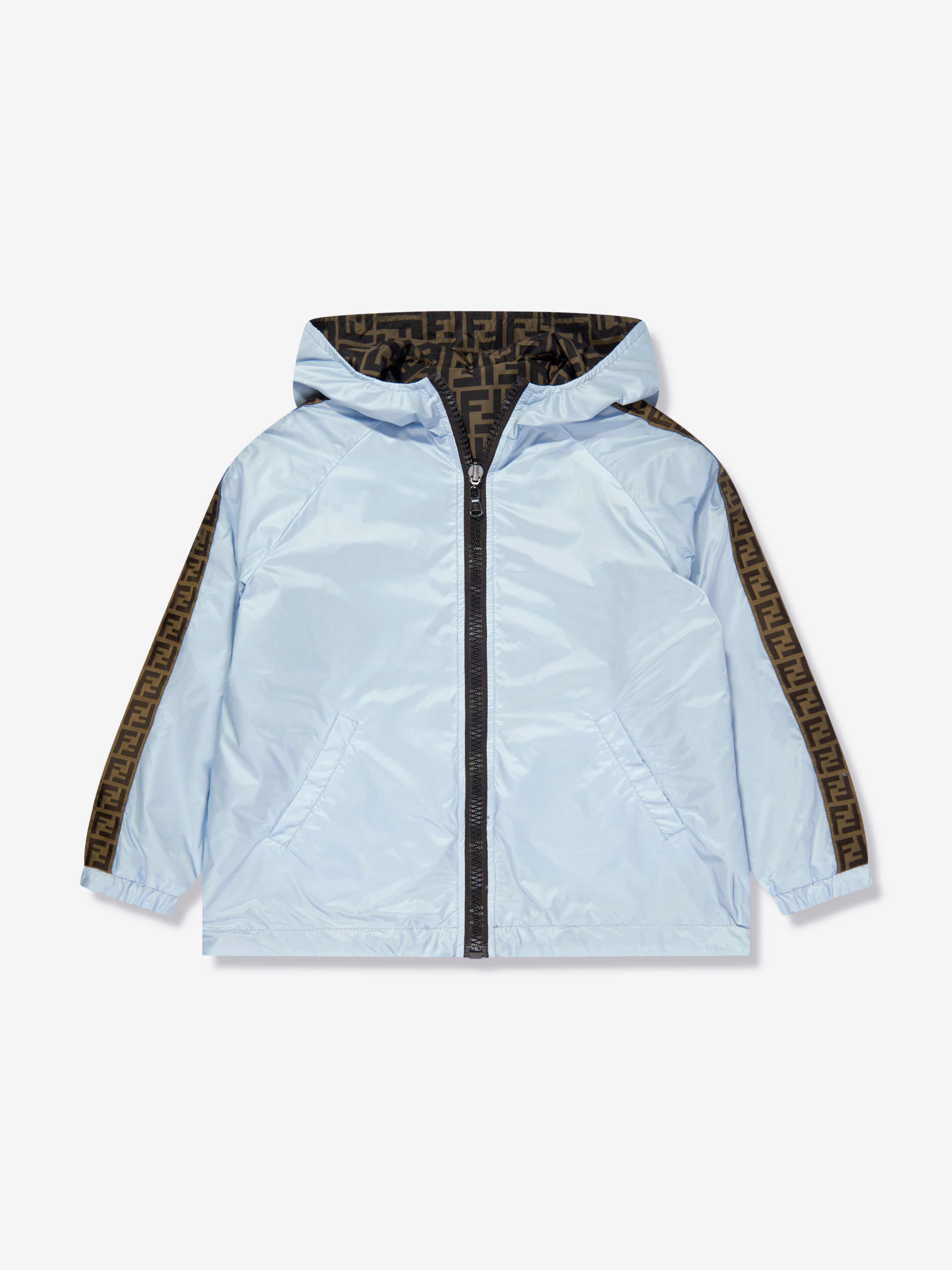 Kids FF Logo Reversible Windbreaker in Blue