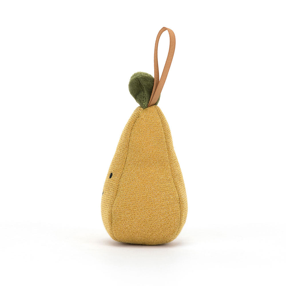 Festive Folly Pear(10x6x6cm)