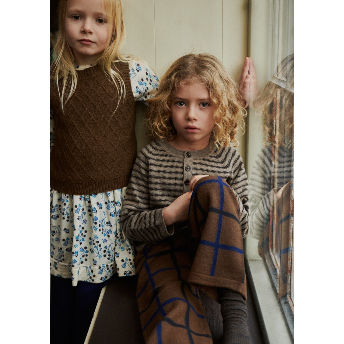 Boys & Girls Camel Wool Vest