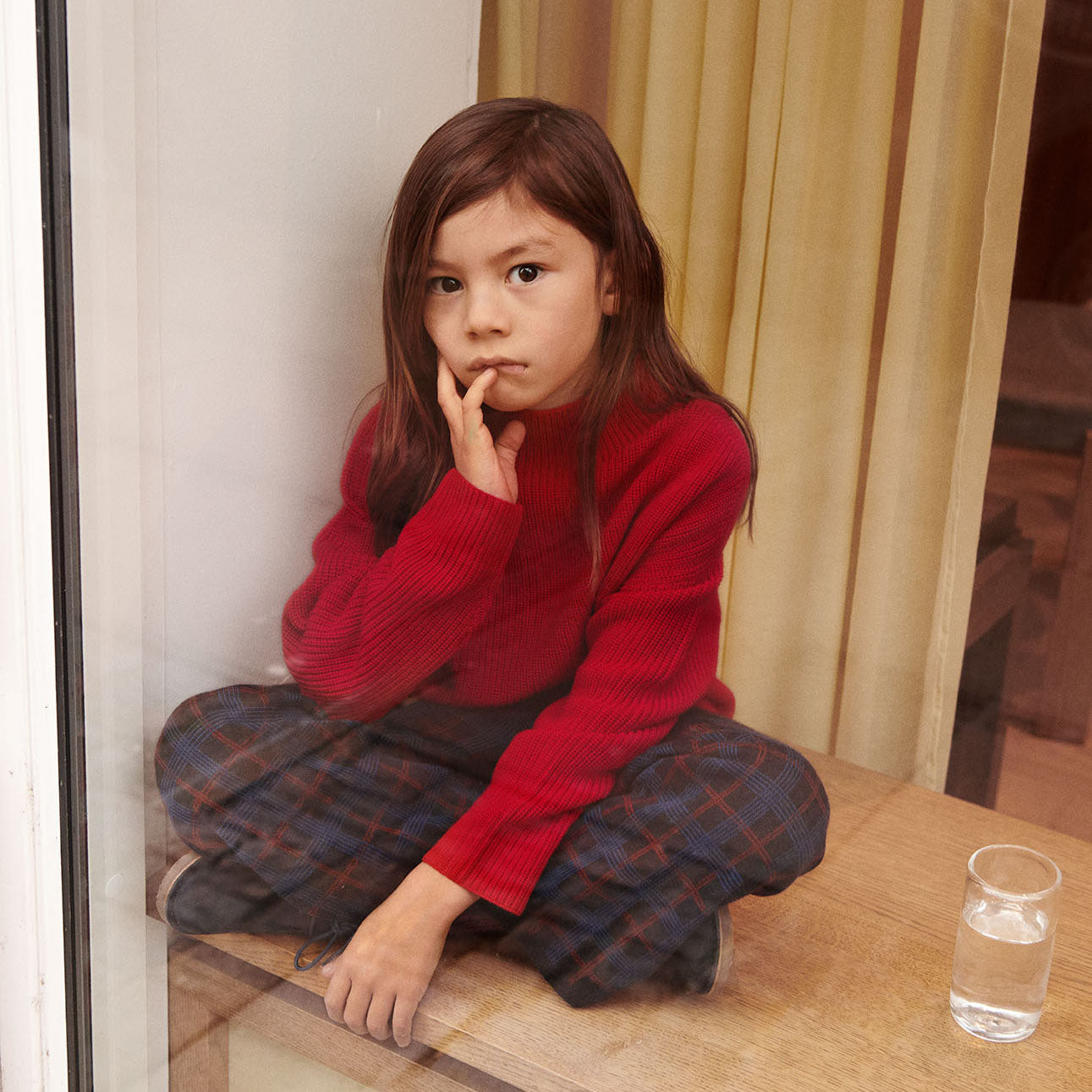 Boys & Girls Red Wool Sweater