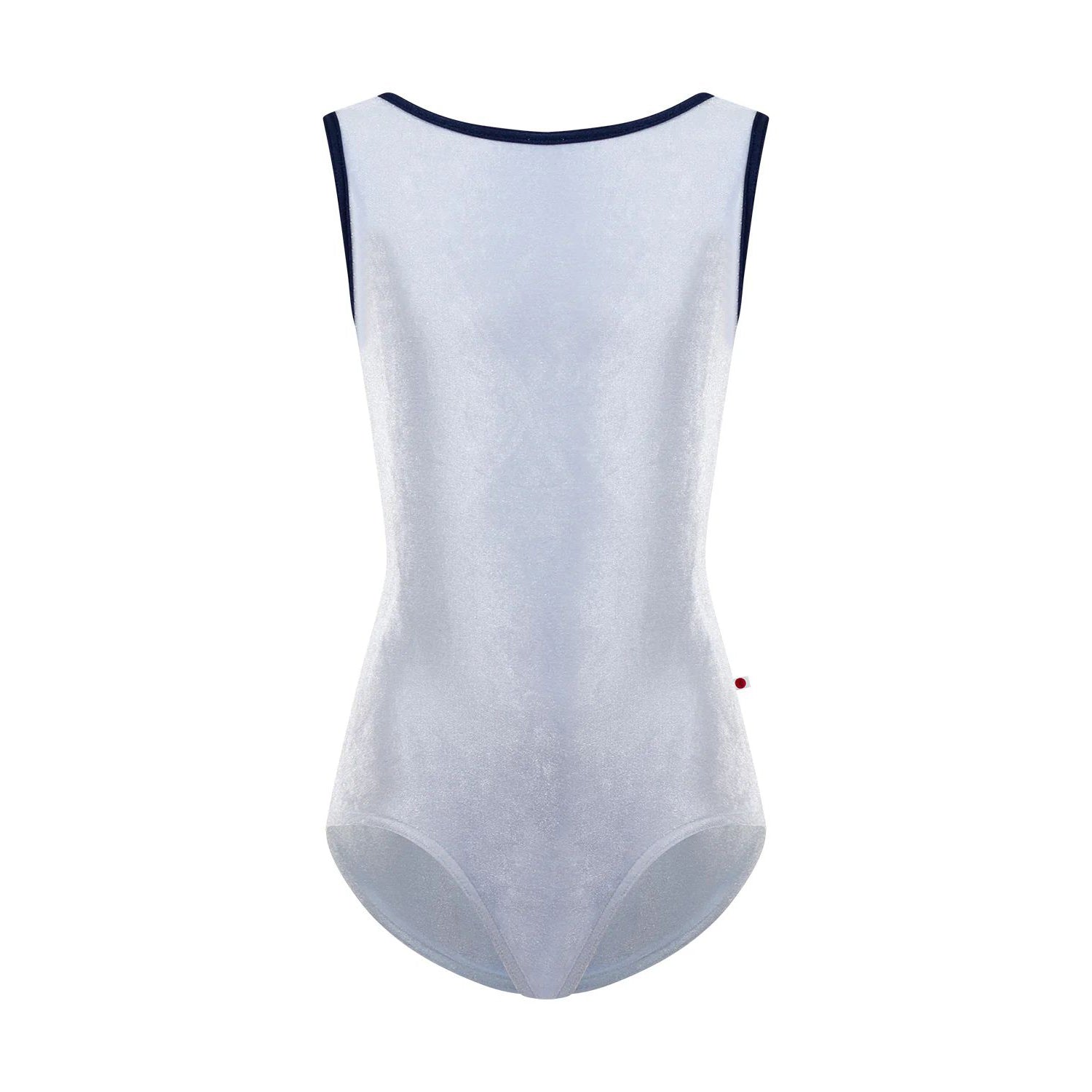 Girls Silver "Sofiane/V-Serenade/N-Dark Blue" Ballet Onesies