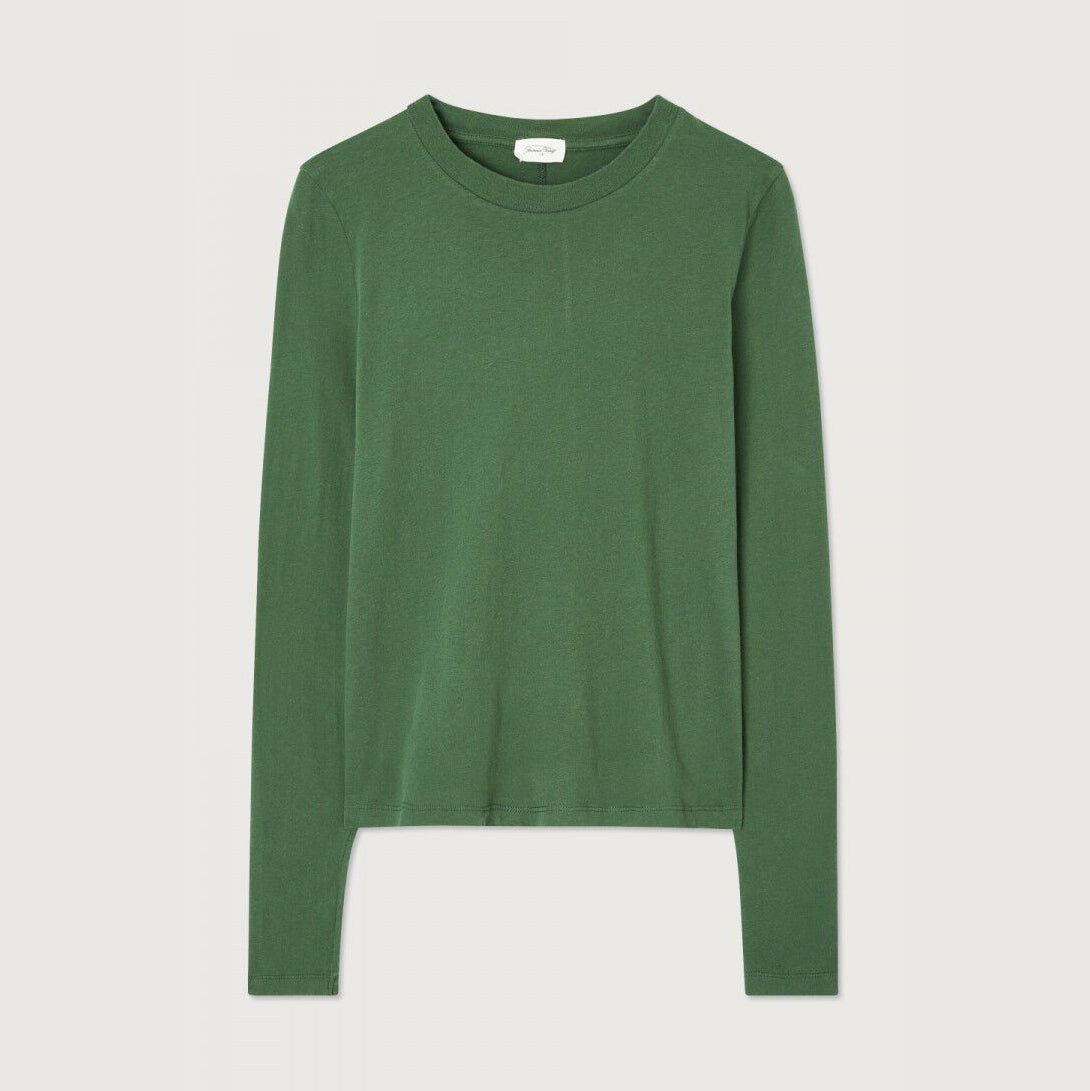 Women Green Cotton T-Shirt