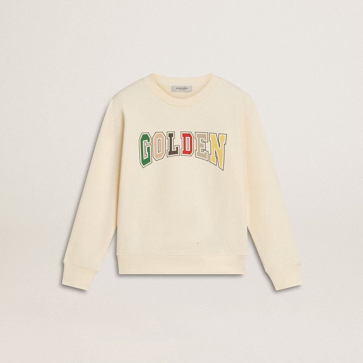 Boys & Girls White Logo Cotton Sweatshirt