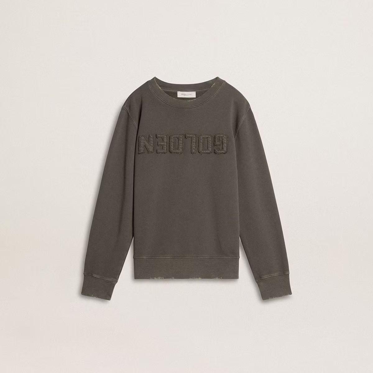 Boys & Girls Grey Logo Cotton Sweatshirt