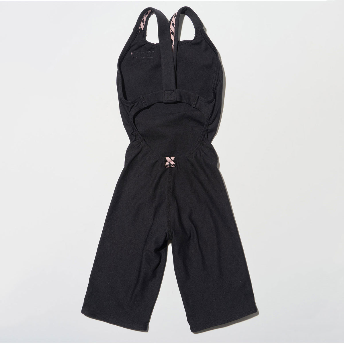 Maillot de bain professionnel court noir pour filles