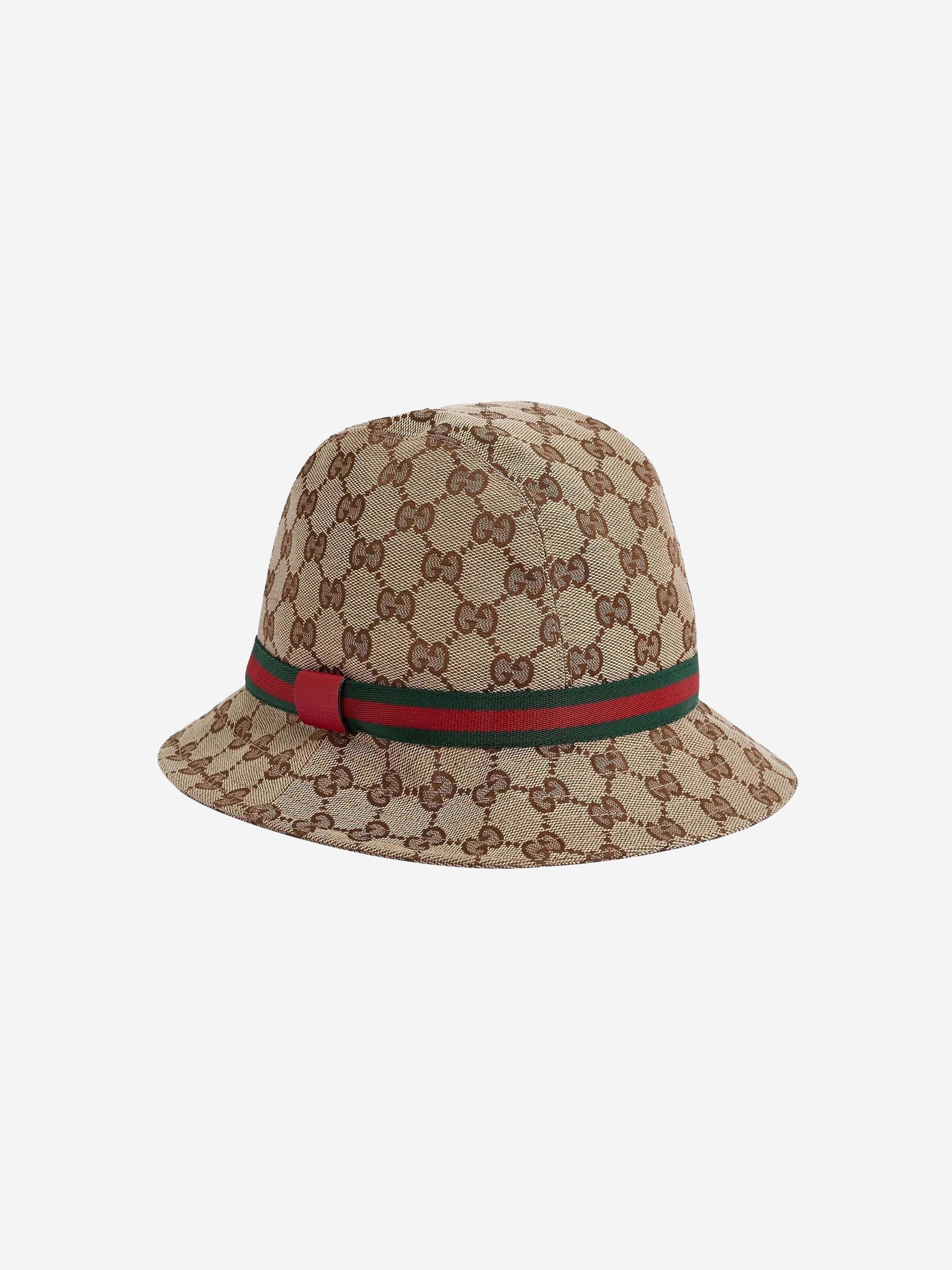 Kids Original GG Fedora in Brown