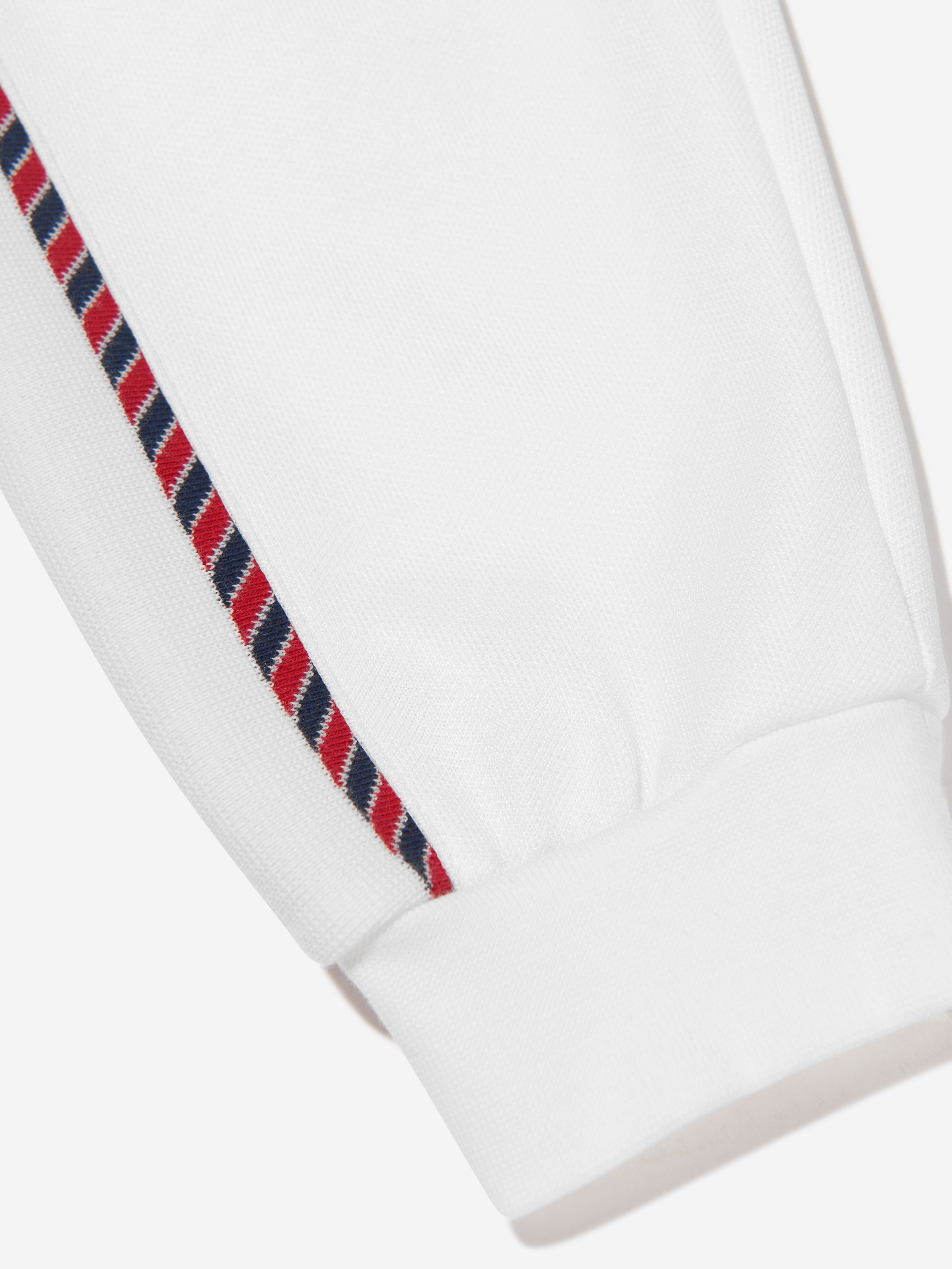 Girls Branded Joggers in White