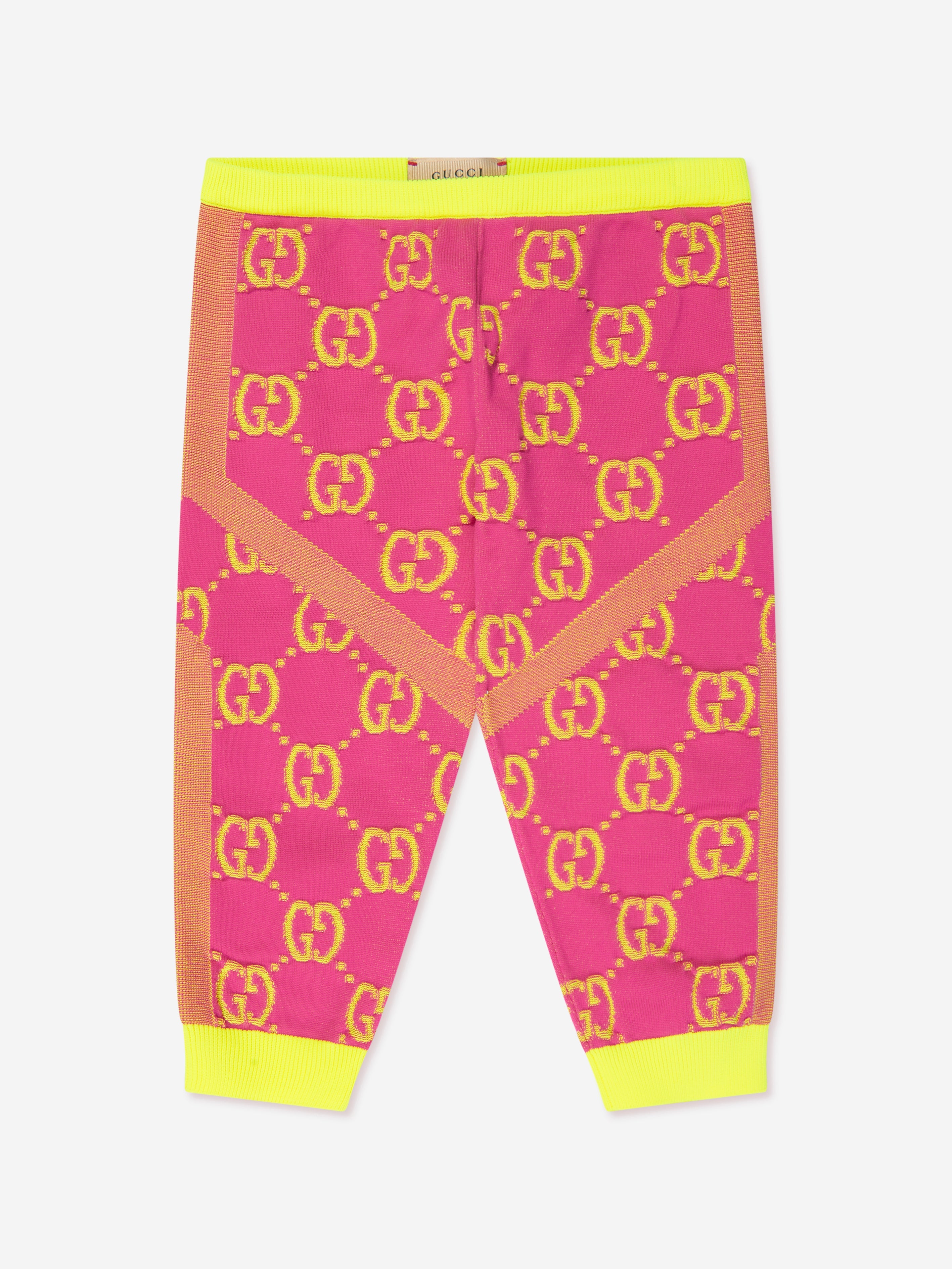 Baby Girls GG Leggings in Pink