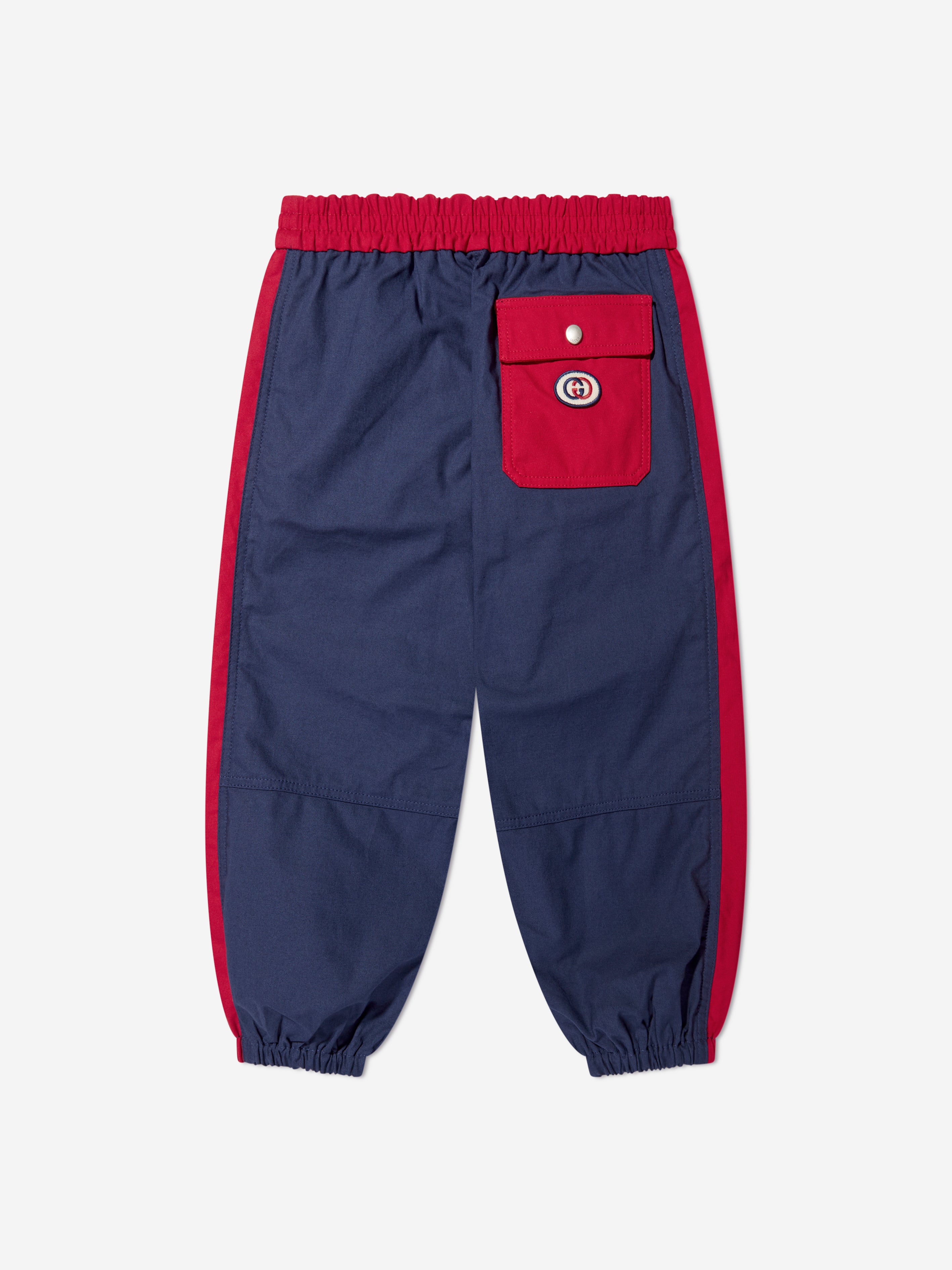 Kids Branded Joggers in Navy