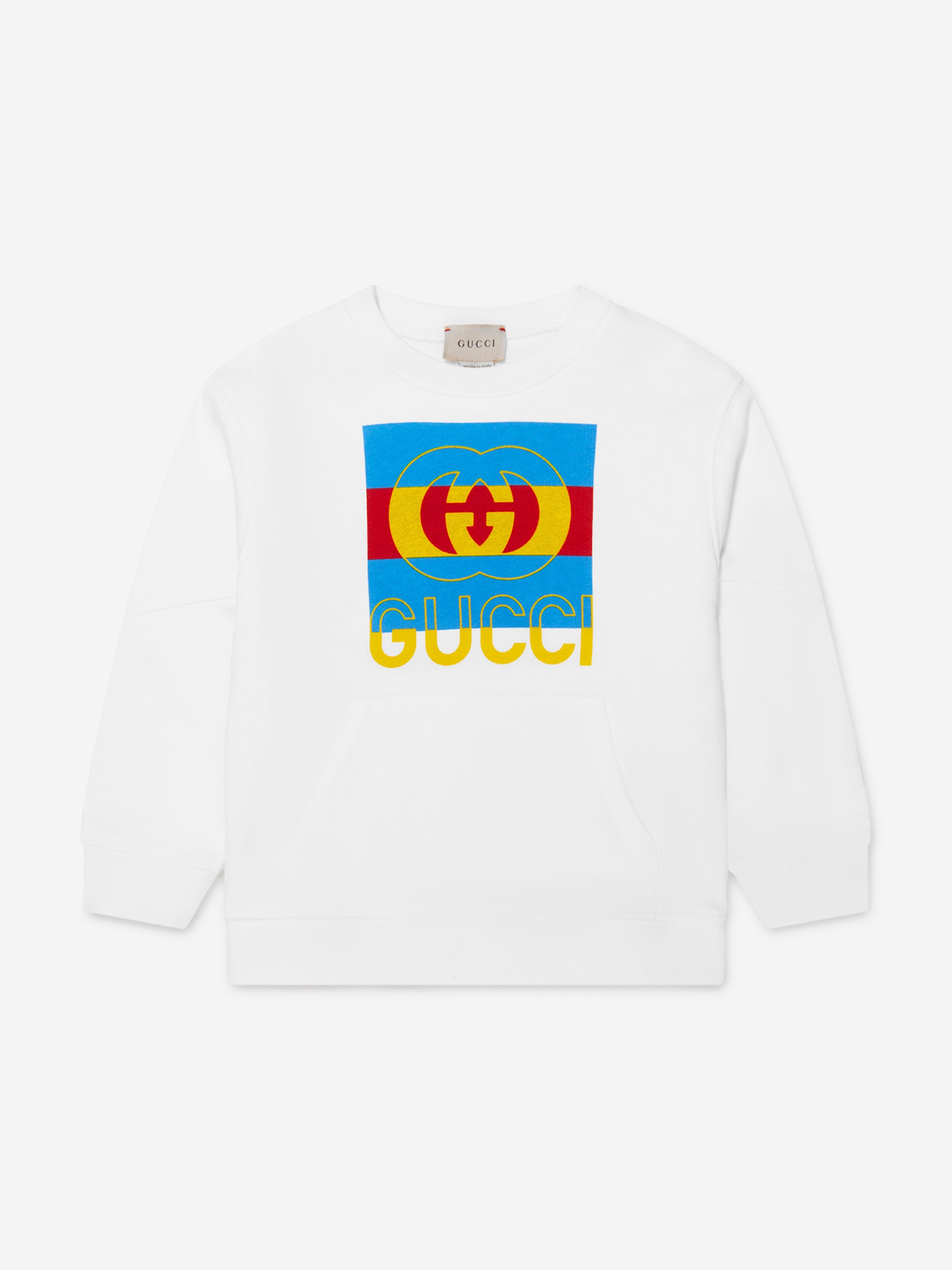 Kids Logo Sweatshirt in White