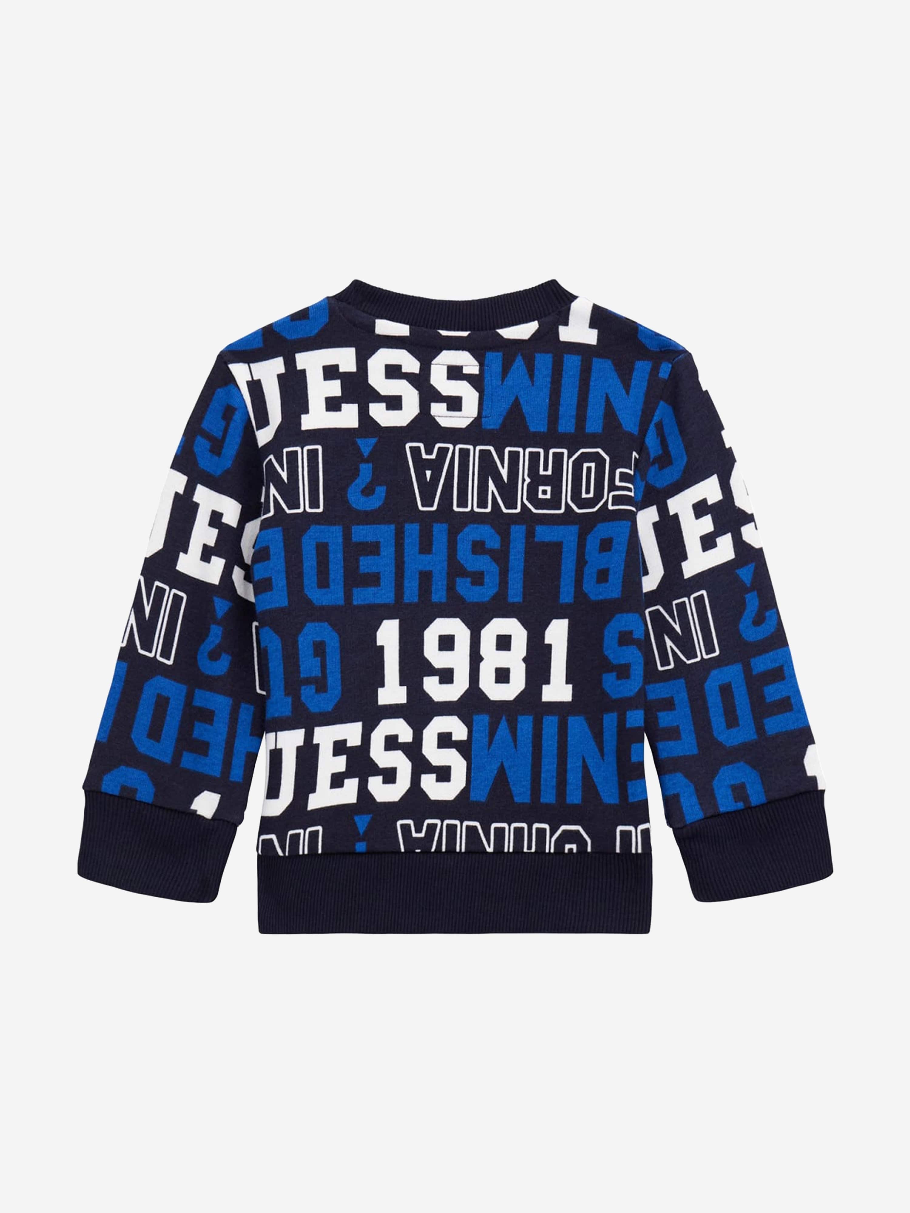 Guess Boys Logo Sweatshirt in Multicolour