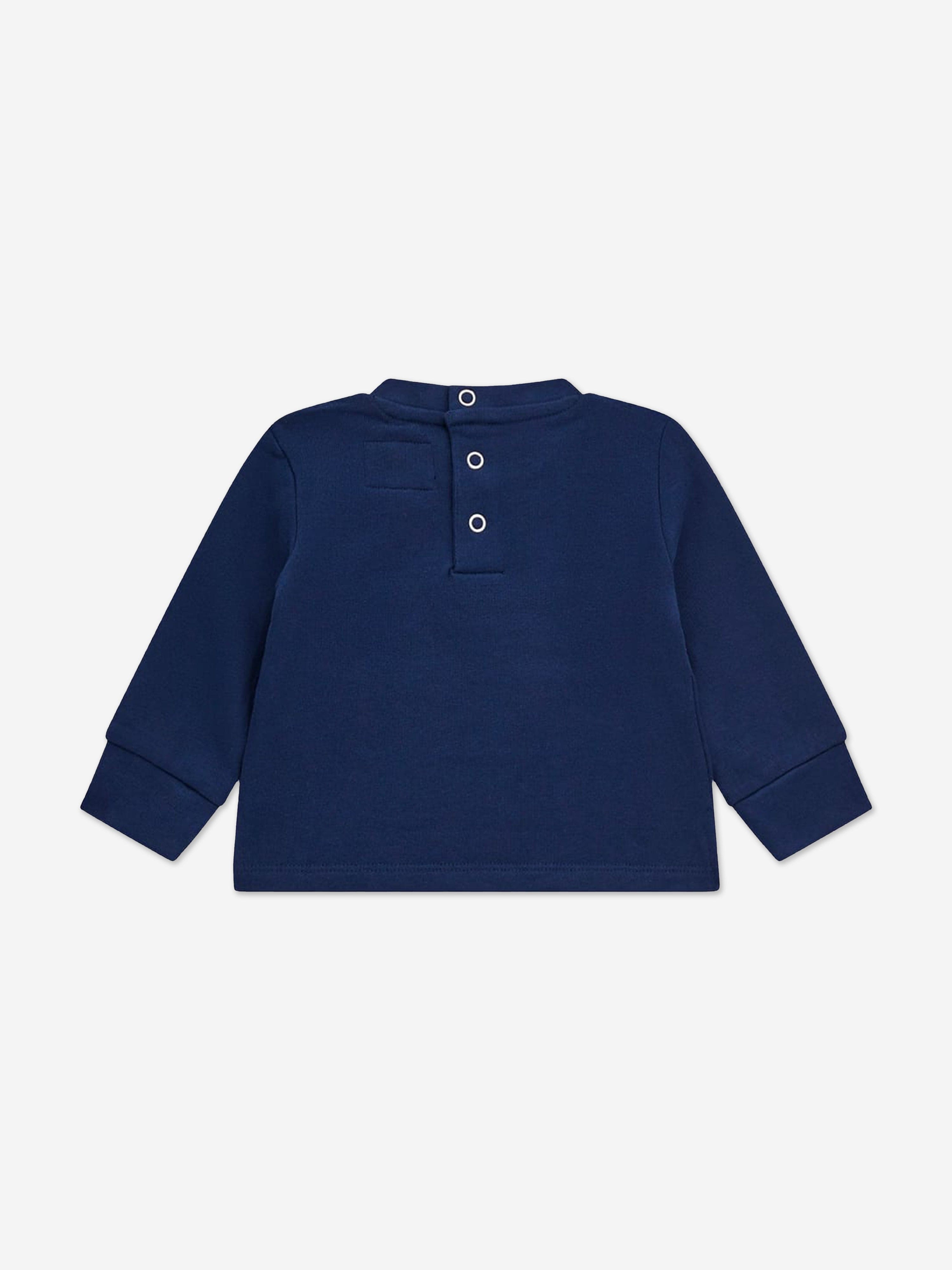 Baby Girls Heart Logo Tracksuit in Blue