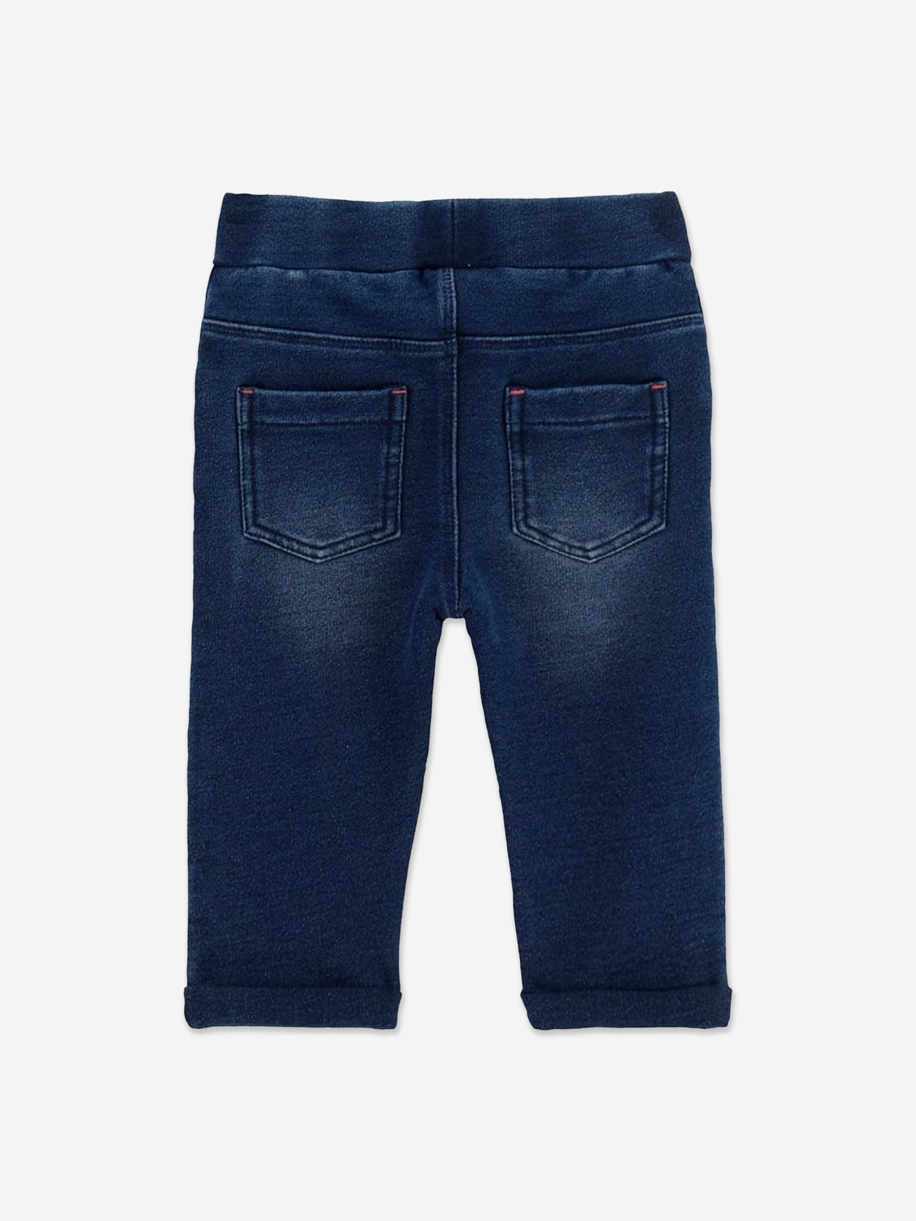 Guess Baby Girls T-Shirt And Denim Pants Set in Multicolour