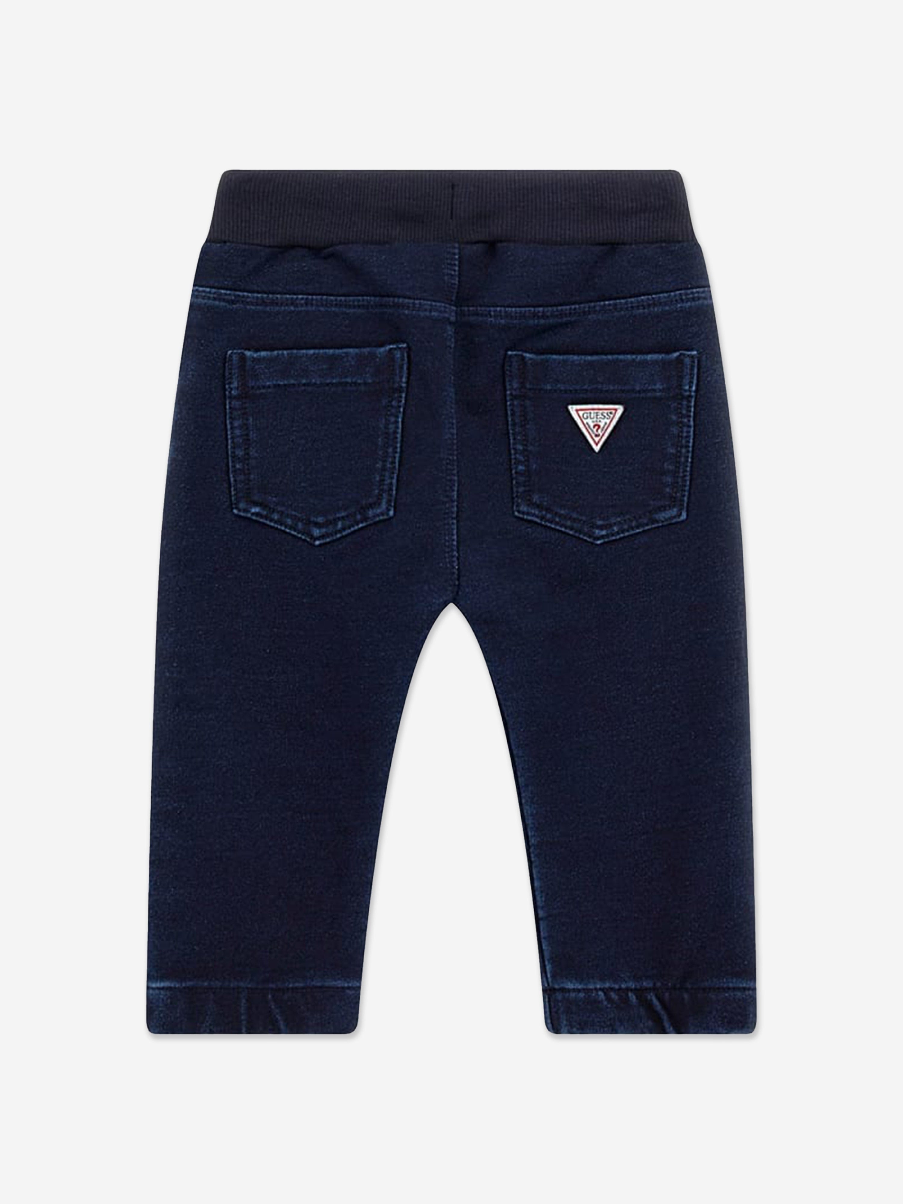 Baby Boys Denim Pants Set in Blue