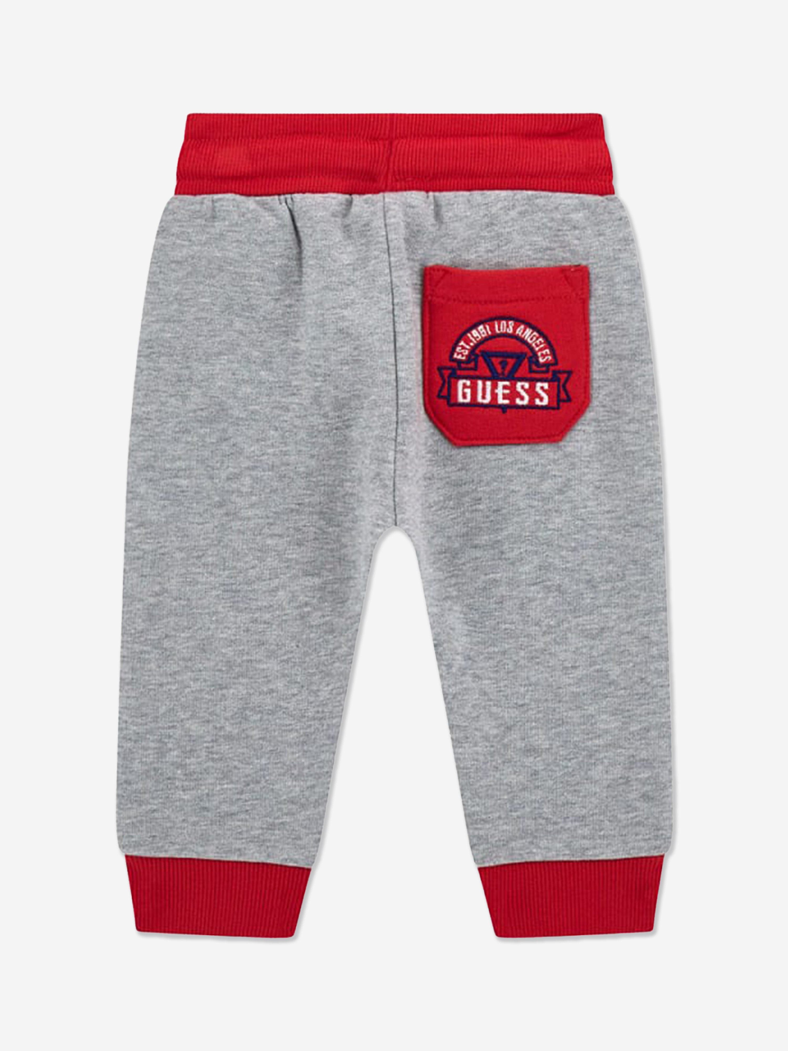 Guess Baby Boys Logo Tracksuit in Red