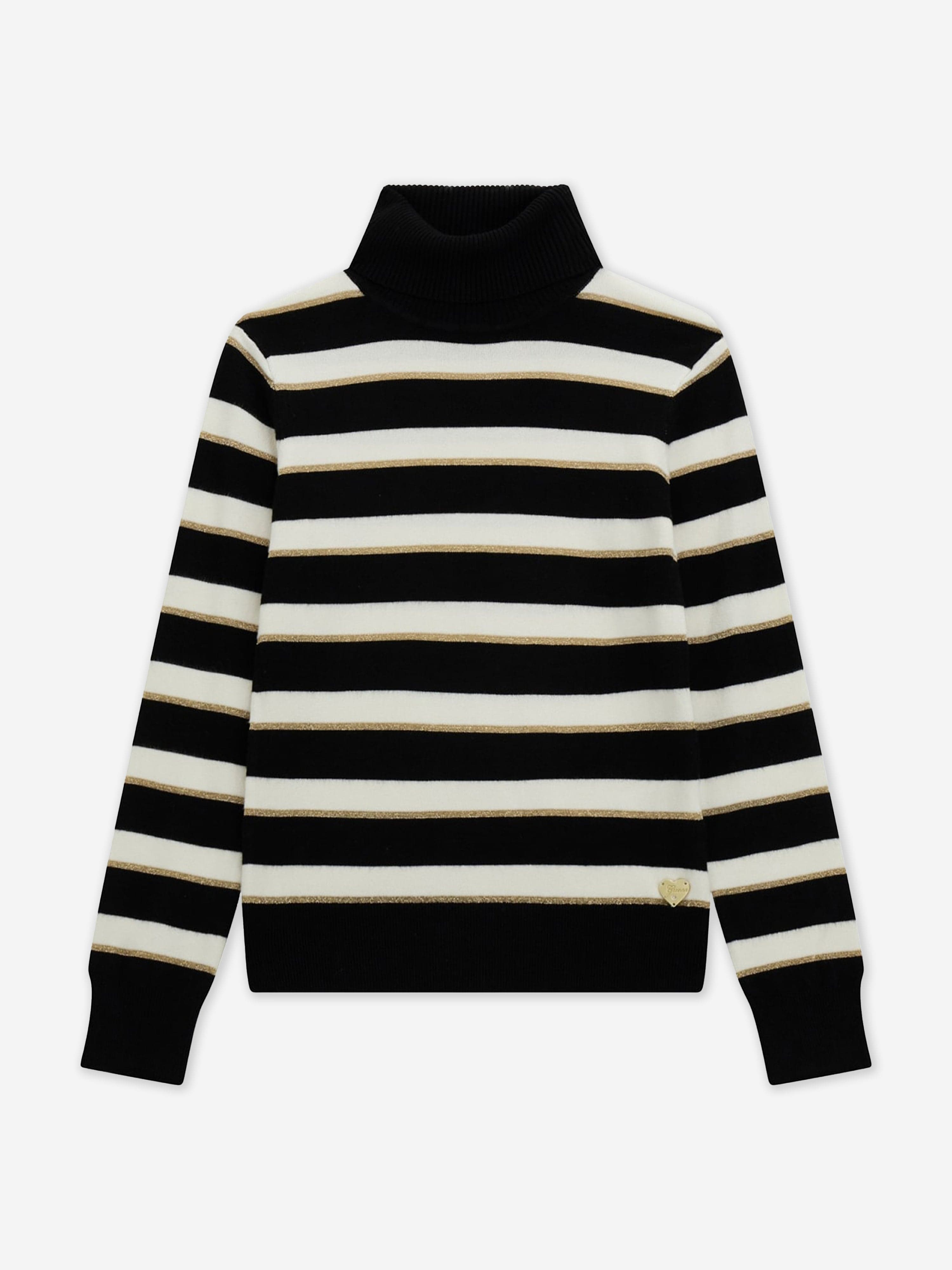 Girls Striped Jumper in Multicolour