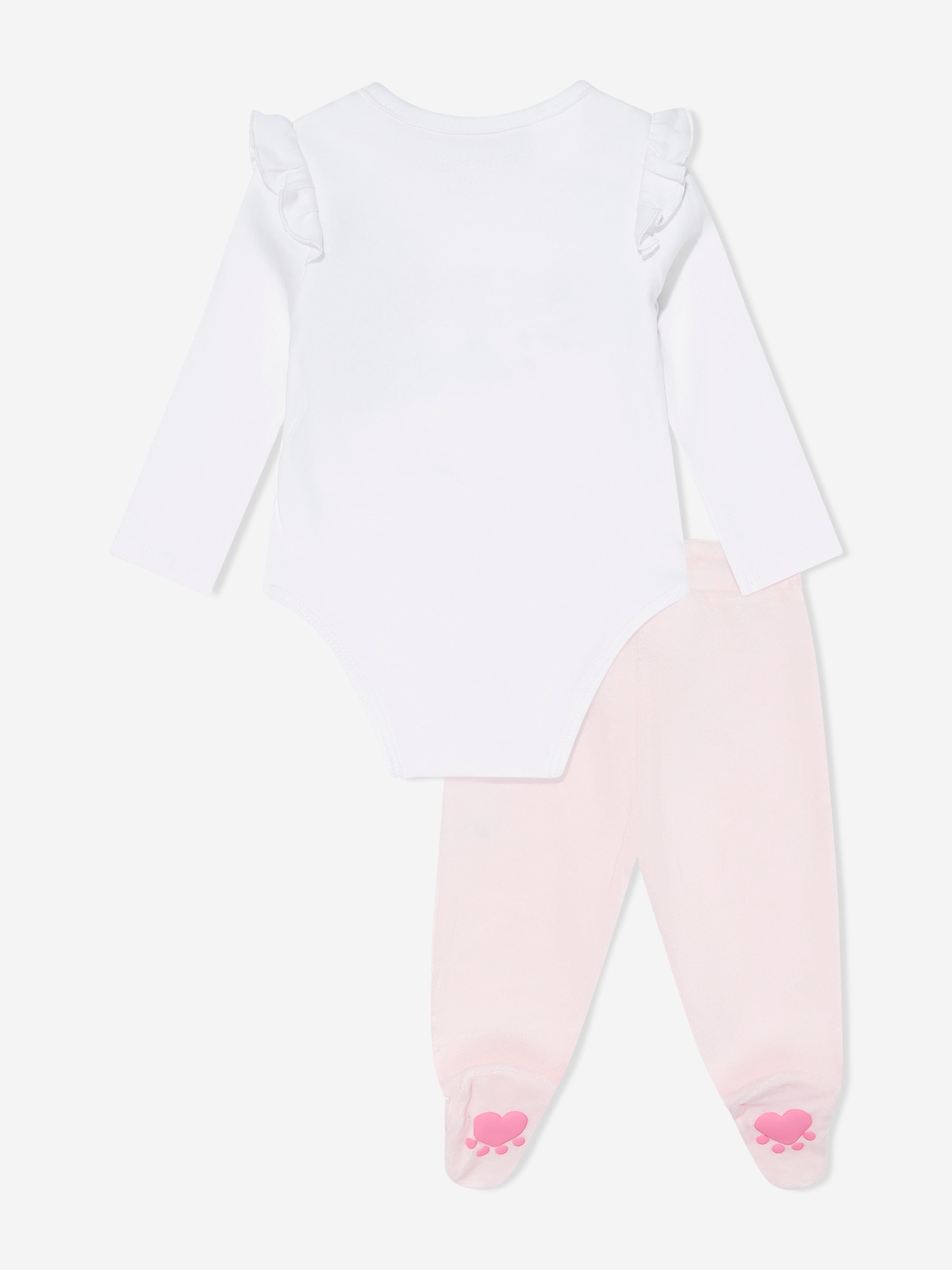Guess Baby Girls Bodysuit And Pants Set in Multicolour