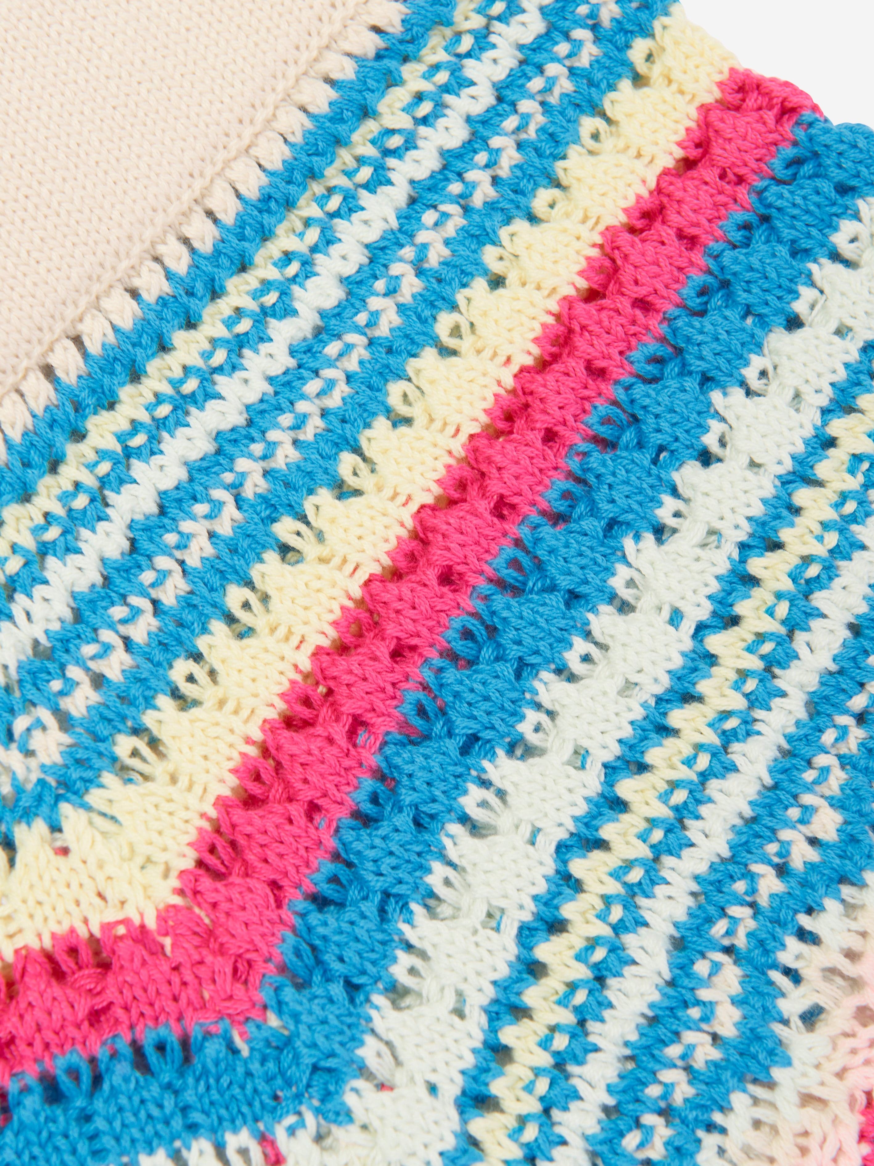 Guess Girls Crocheted Shorts in Multicolour