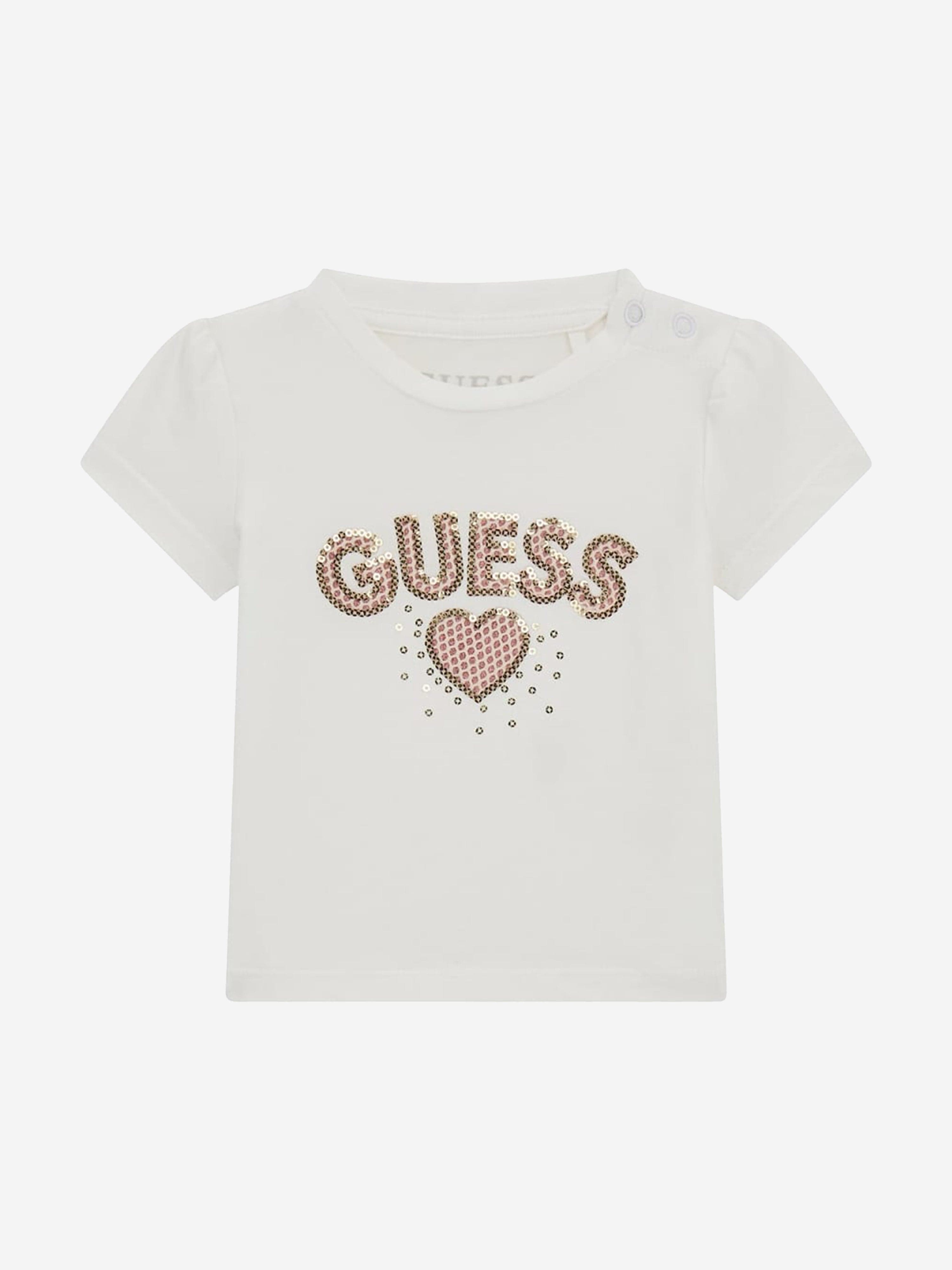 Baby Girls Skirt Set in White