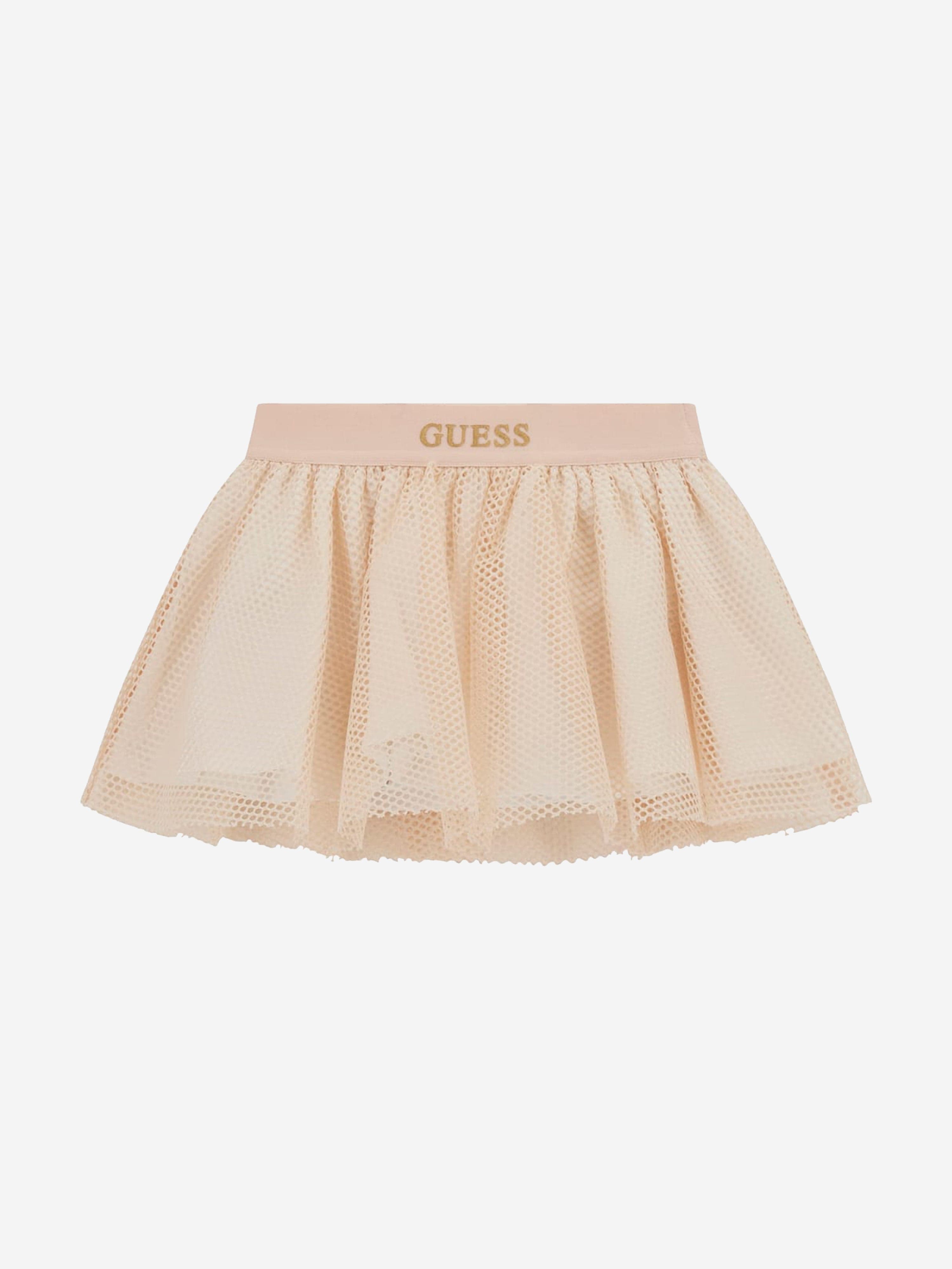 Baby Girls Skirt Set in White