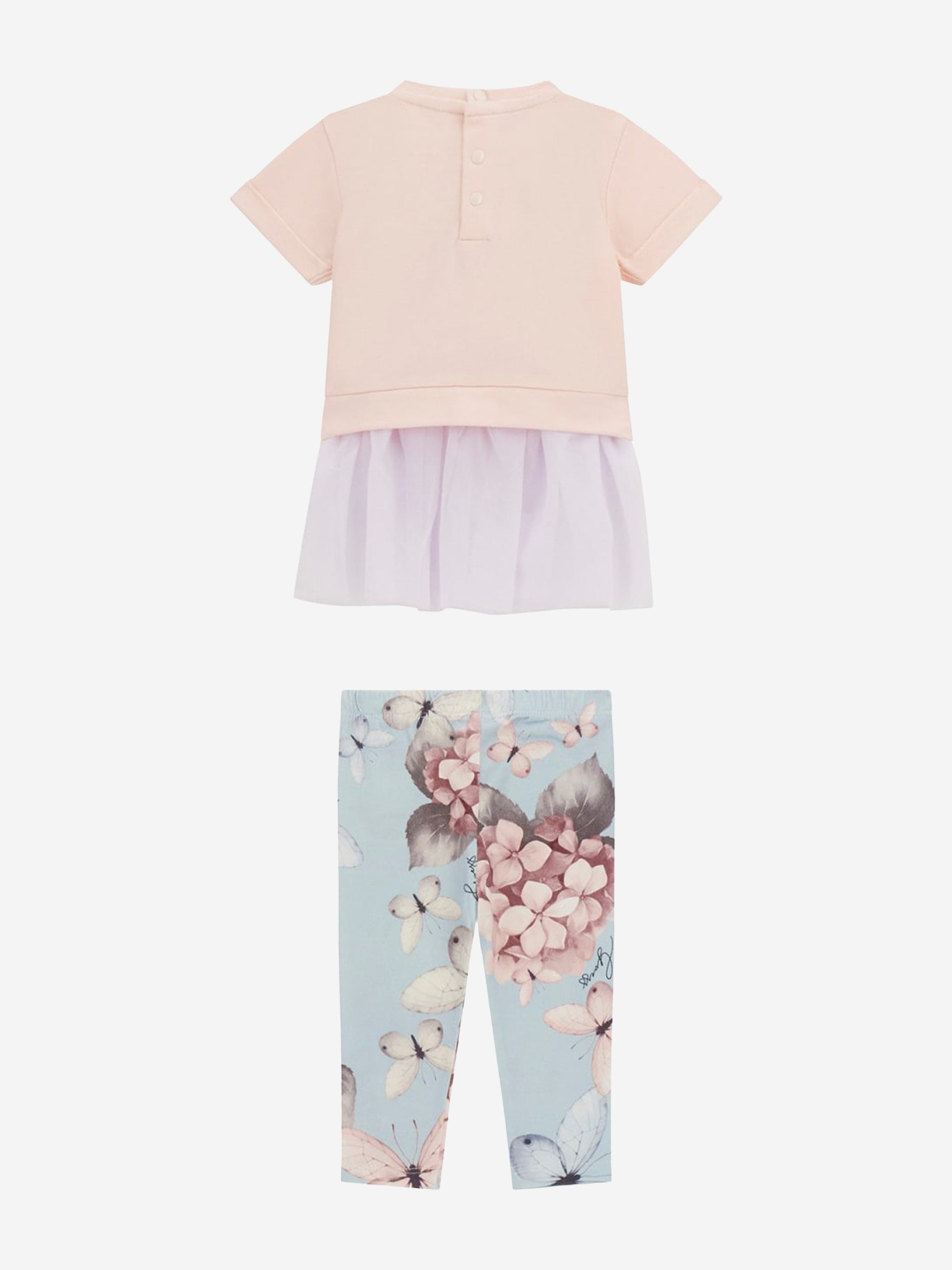 Baby Girls Legging Set in Pink