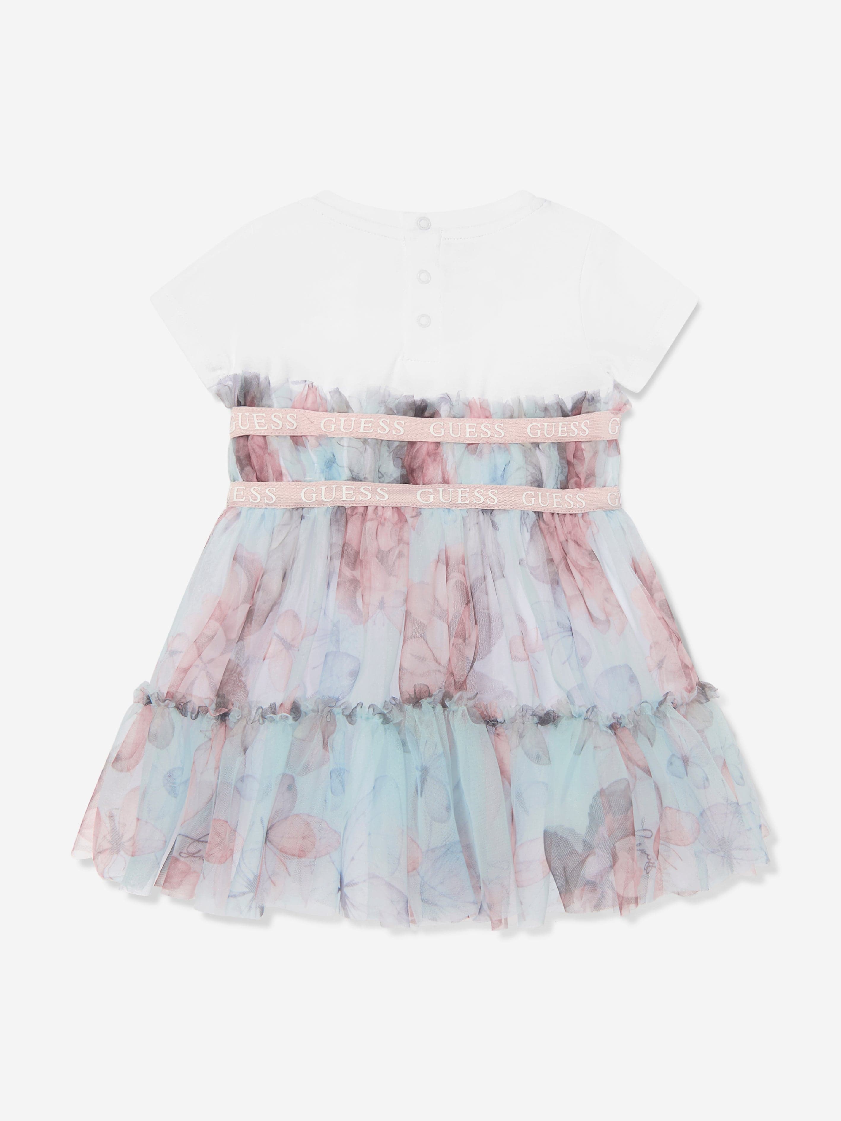 Baby Girls Butterfly Dress in Blue