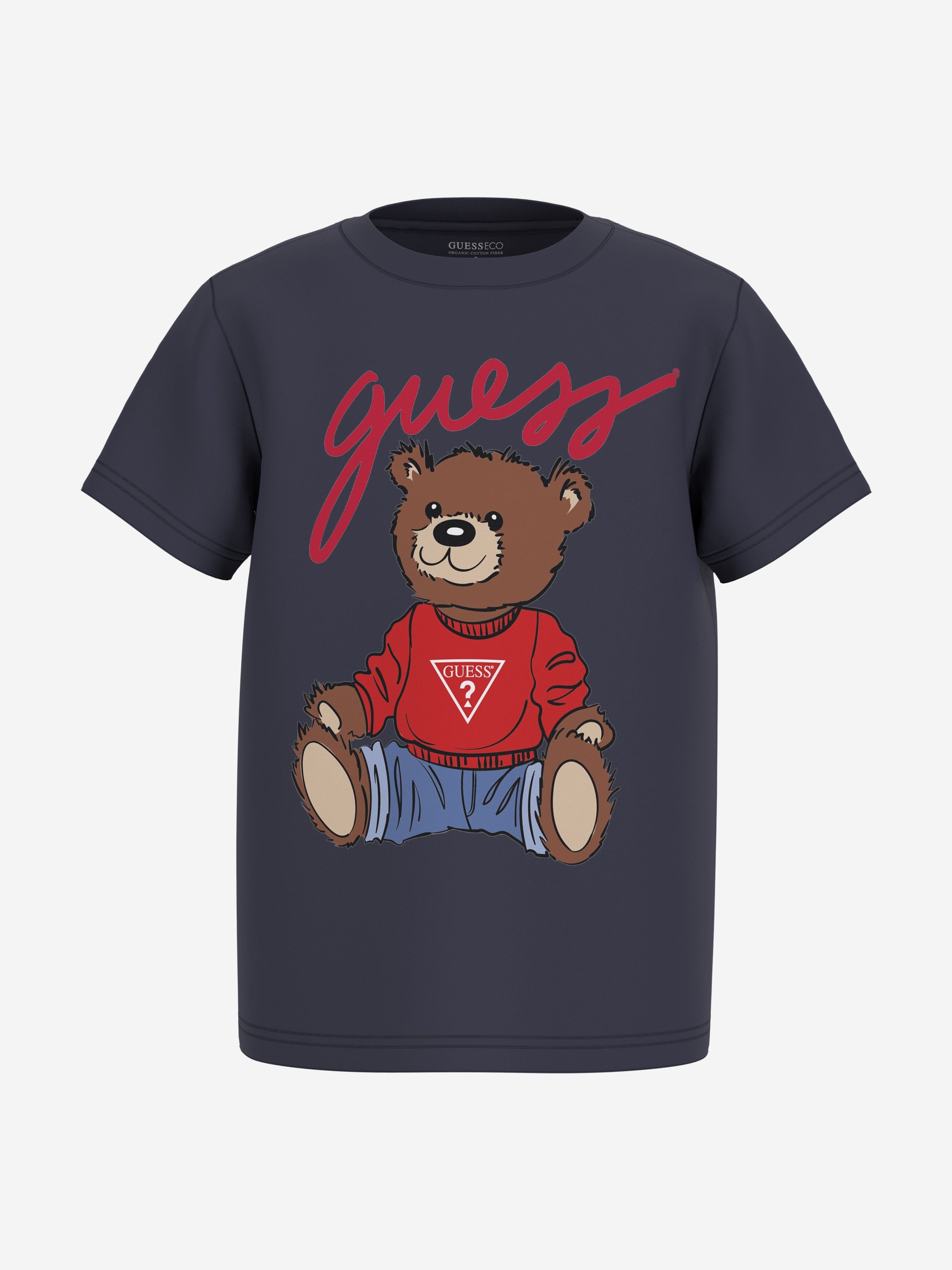 Kids Teddy Bear T-Shirt in Navy