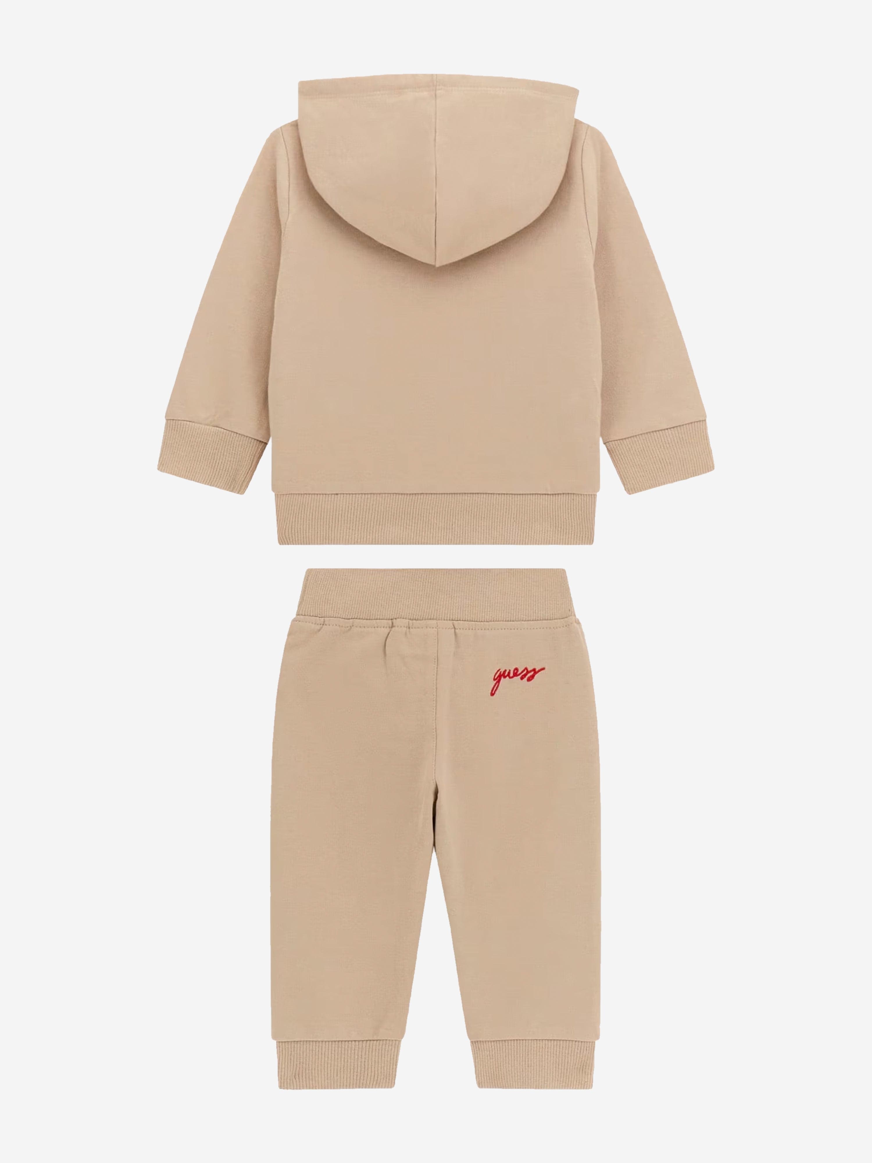 Baby Boys Bear Tracksuit in Beige